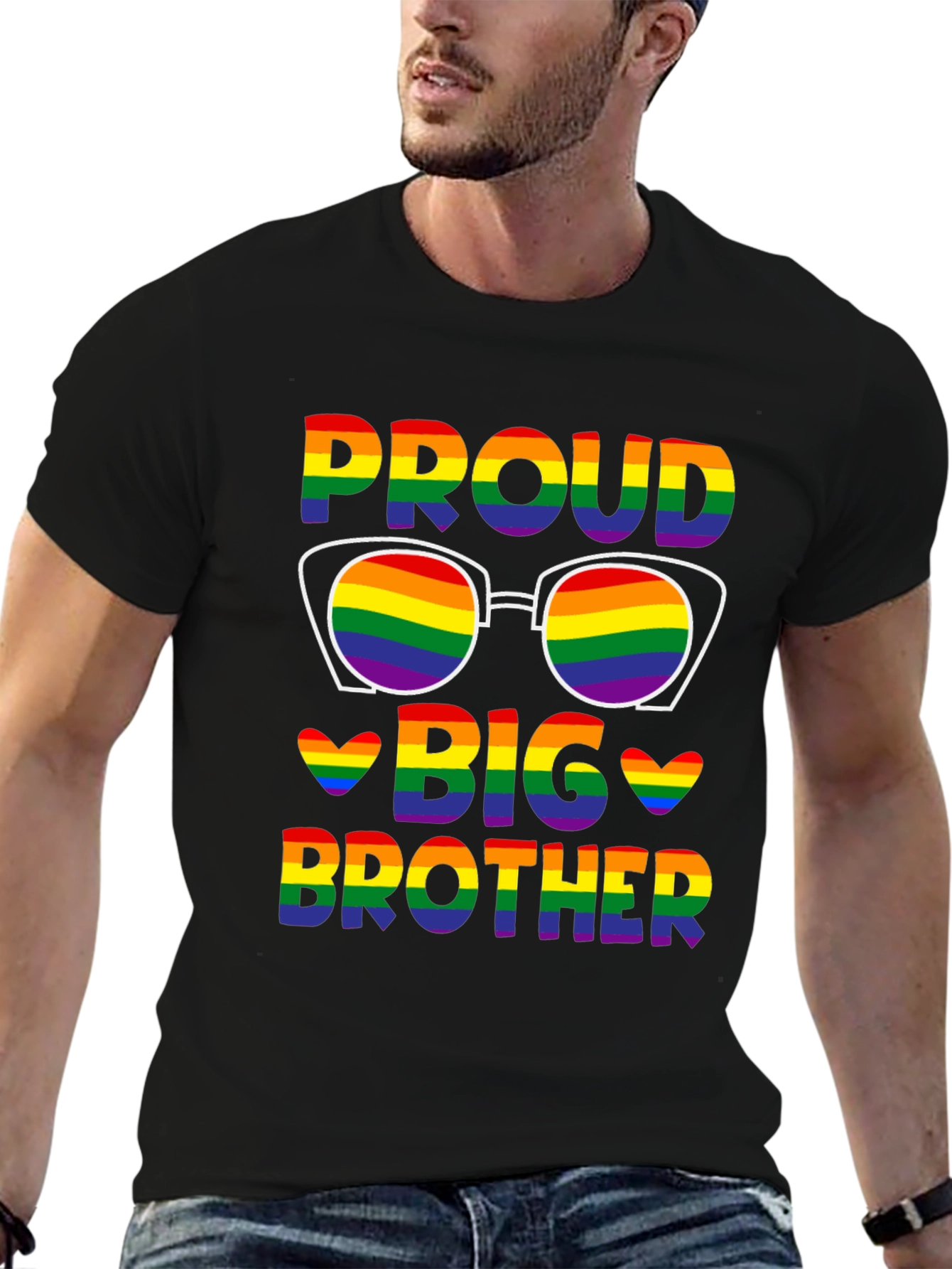 Proud Big Brother Rainbow Pride LGBTQ+ T-Shirt