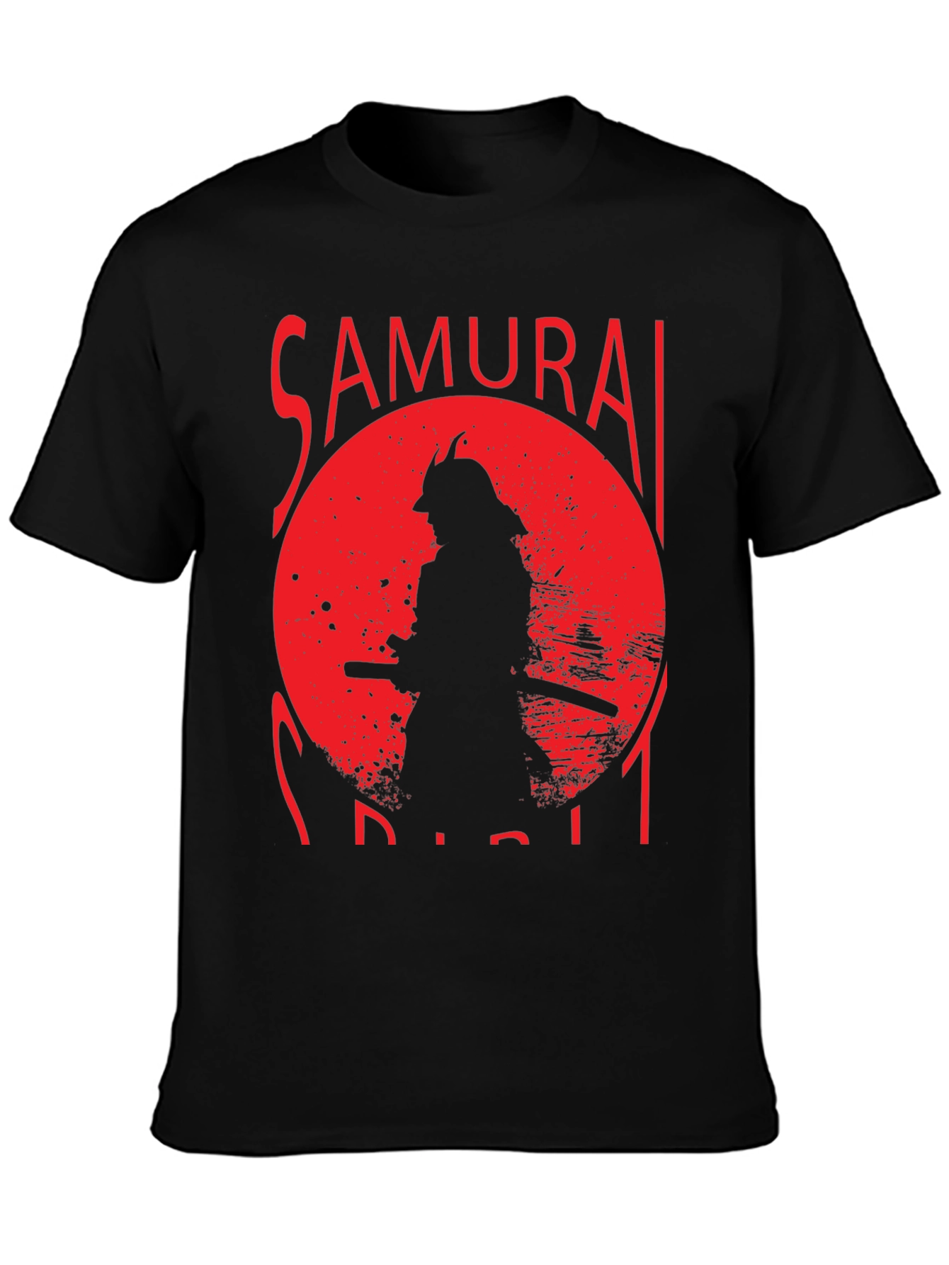Samurai Spirit Black Graphic Tee