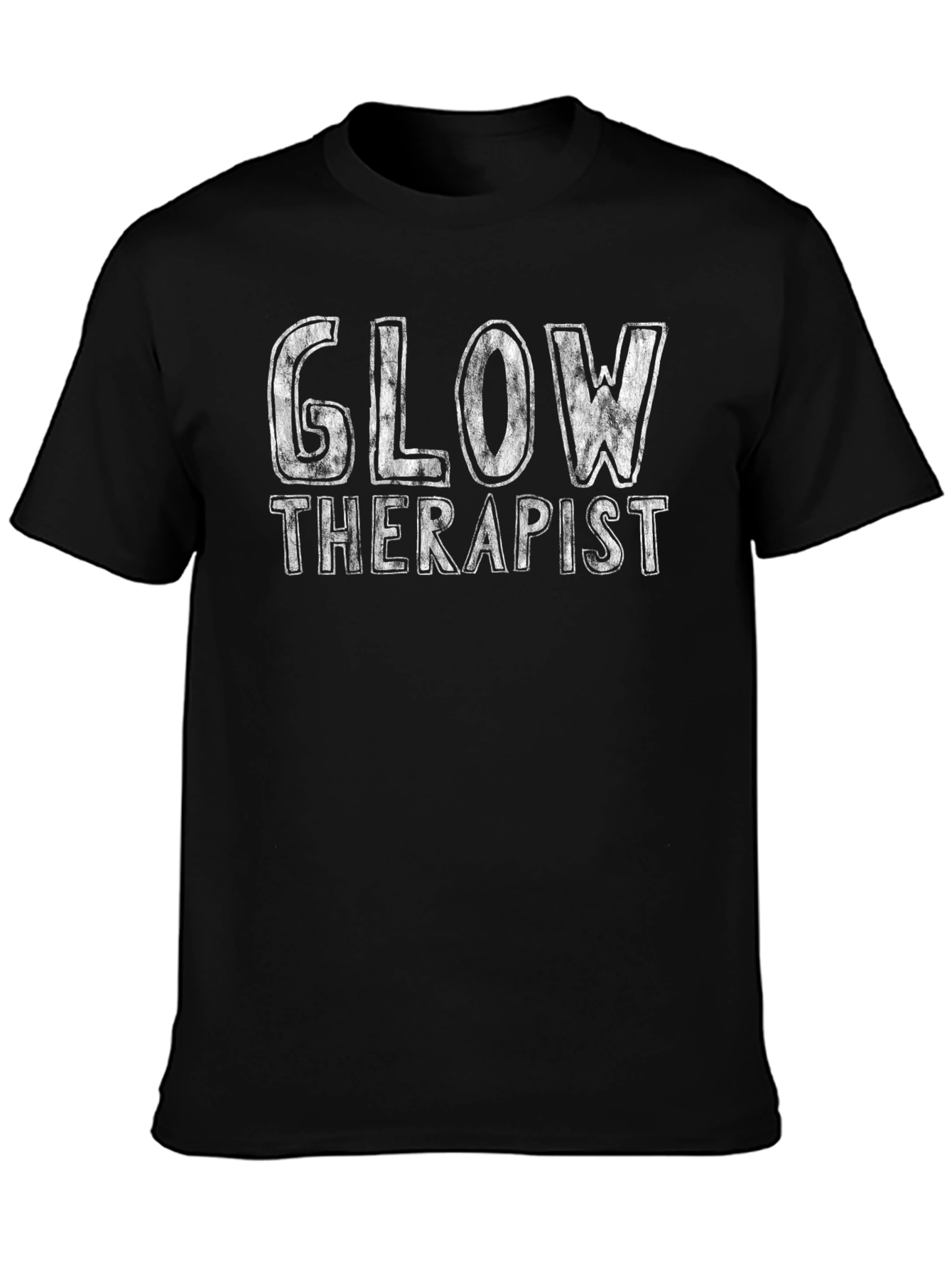Glow Therapist Graphic T-Shirt - Black