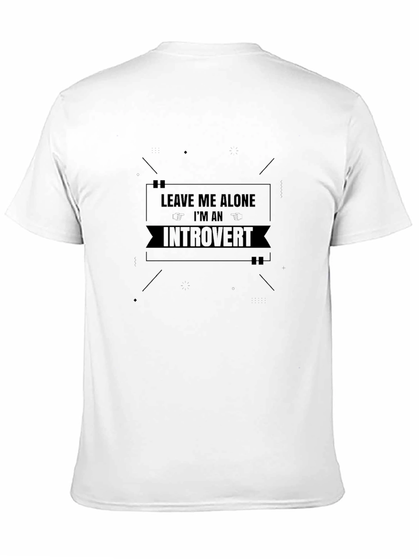 Introvert T-Shirt - Leave Me Alone - Black