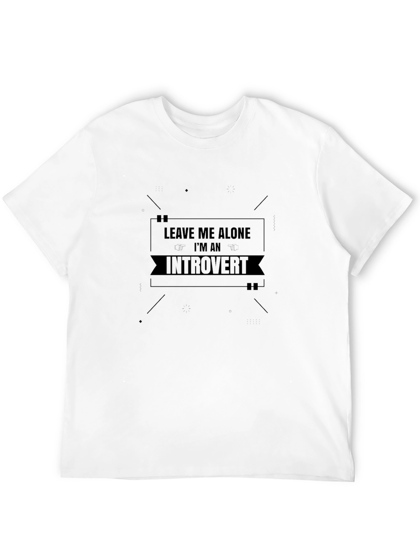 Introvert T-Shirt - Leave Me Alone - Black