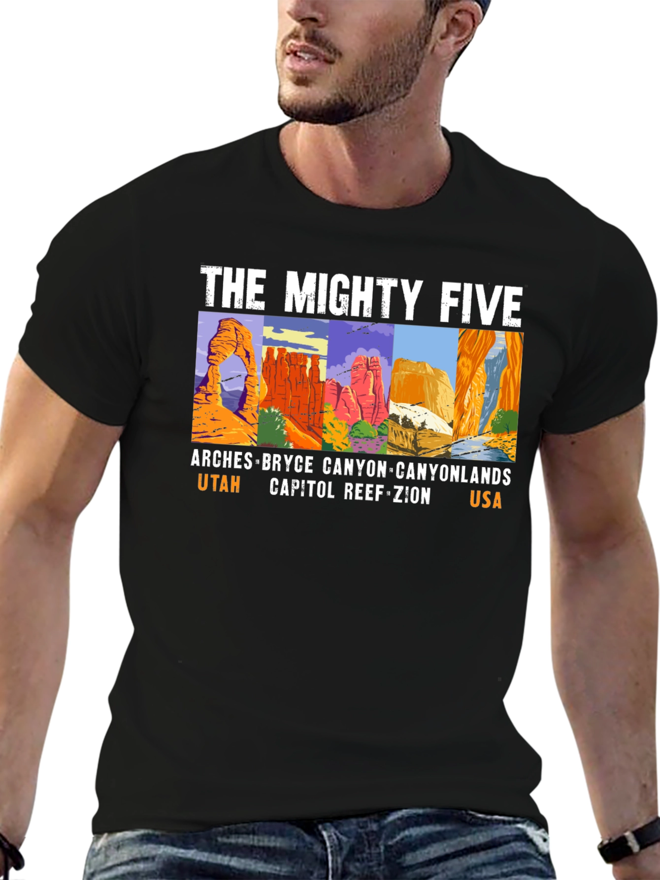 The Mighty Five Utah National Parks T-Shirt