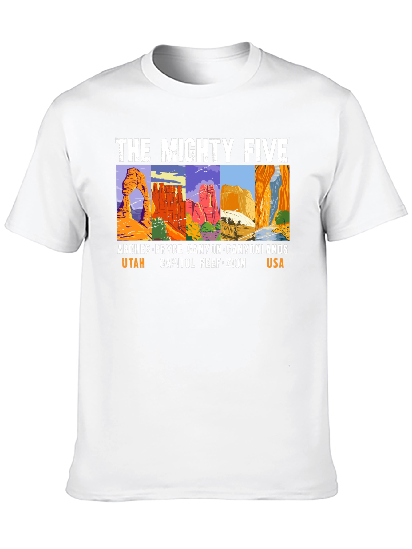 The Mighty Five Utah National Parks T-Shirt