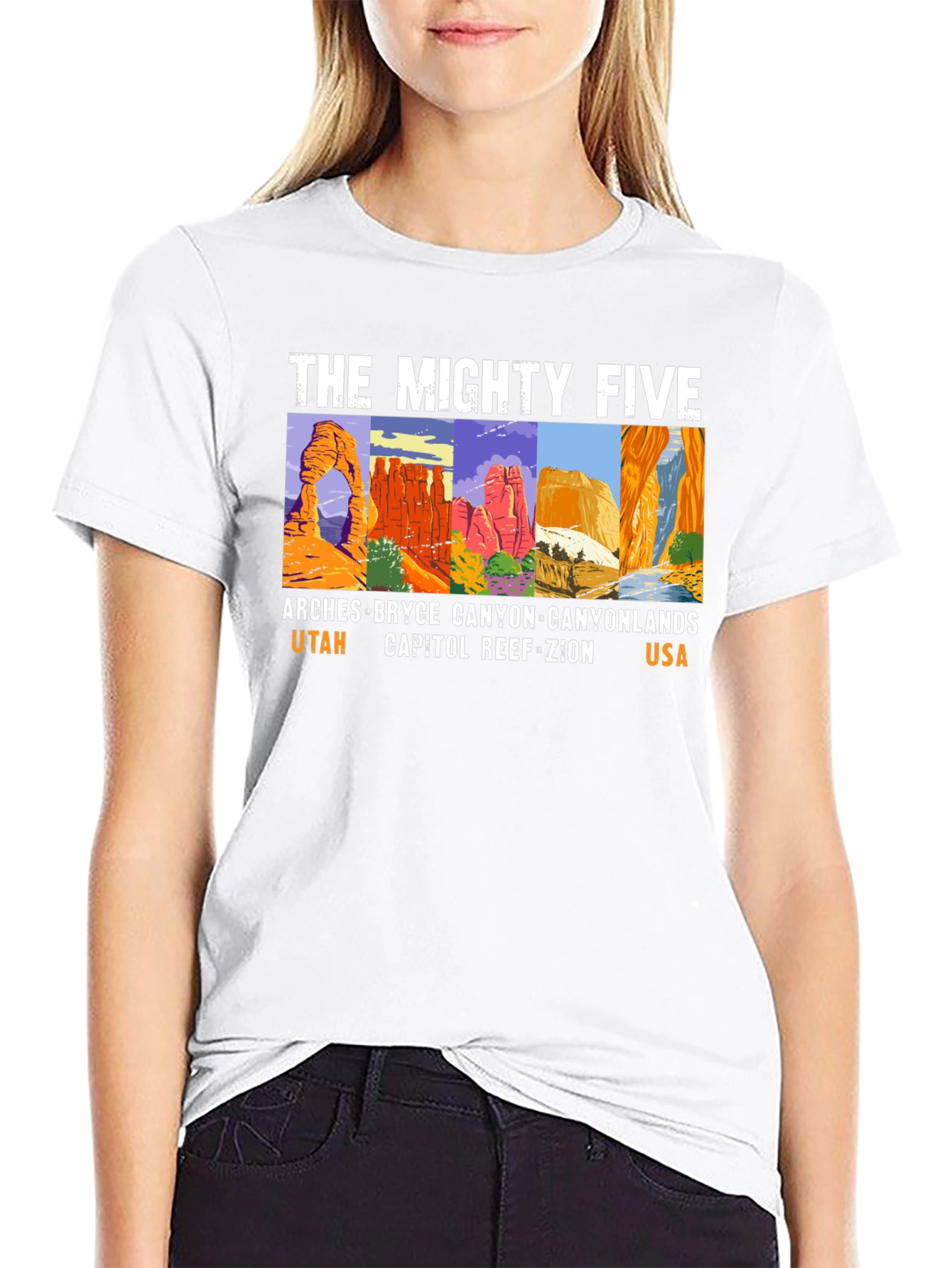 The Mighty Five Utah National Parks T-Shirt