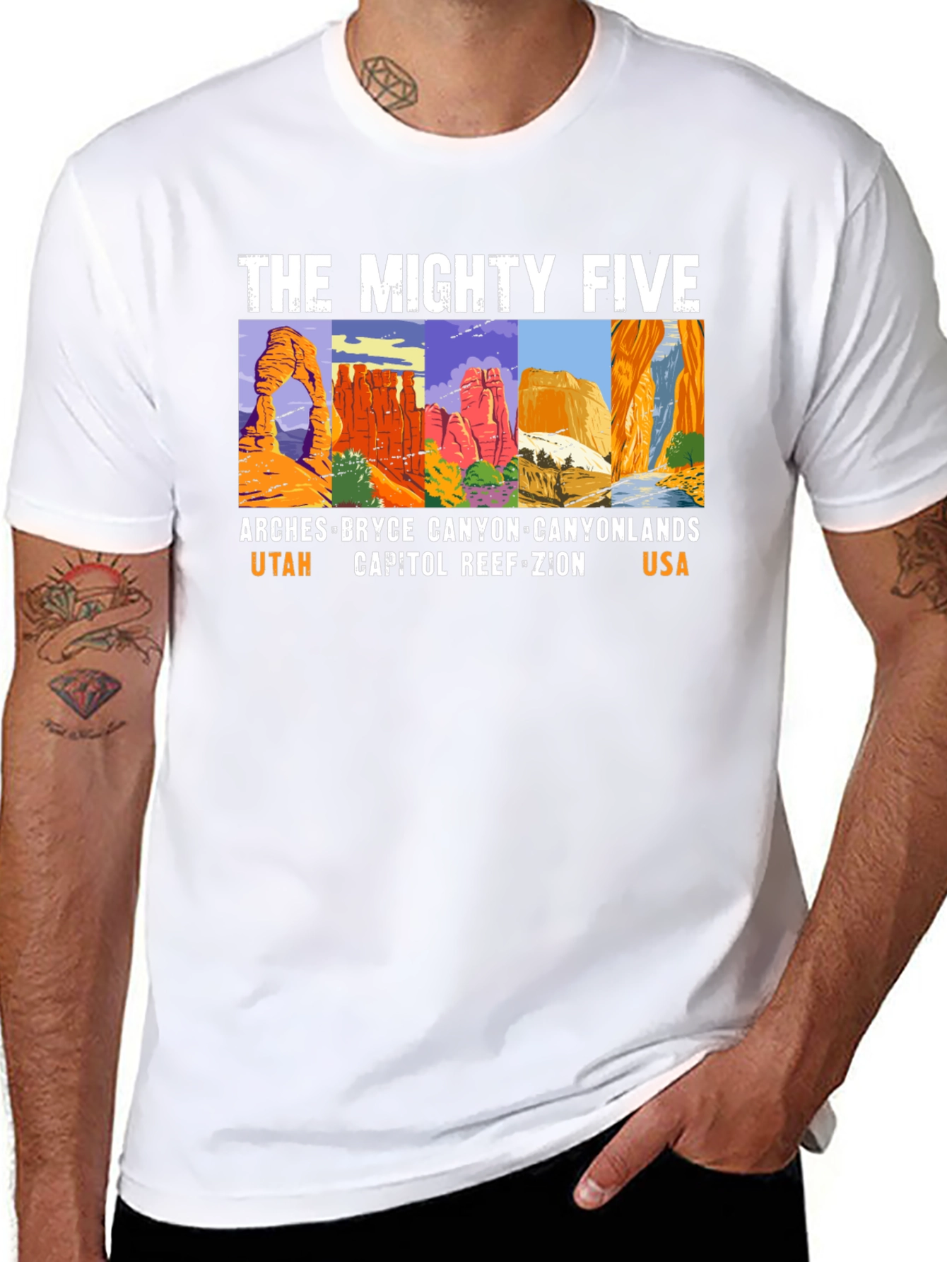 The Mighty Five Utah National Parks T-Shirt