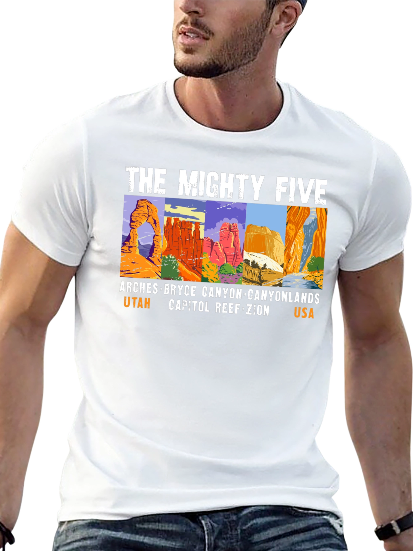 The Mighty Five Utah National Parks T-Shirt