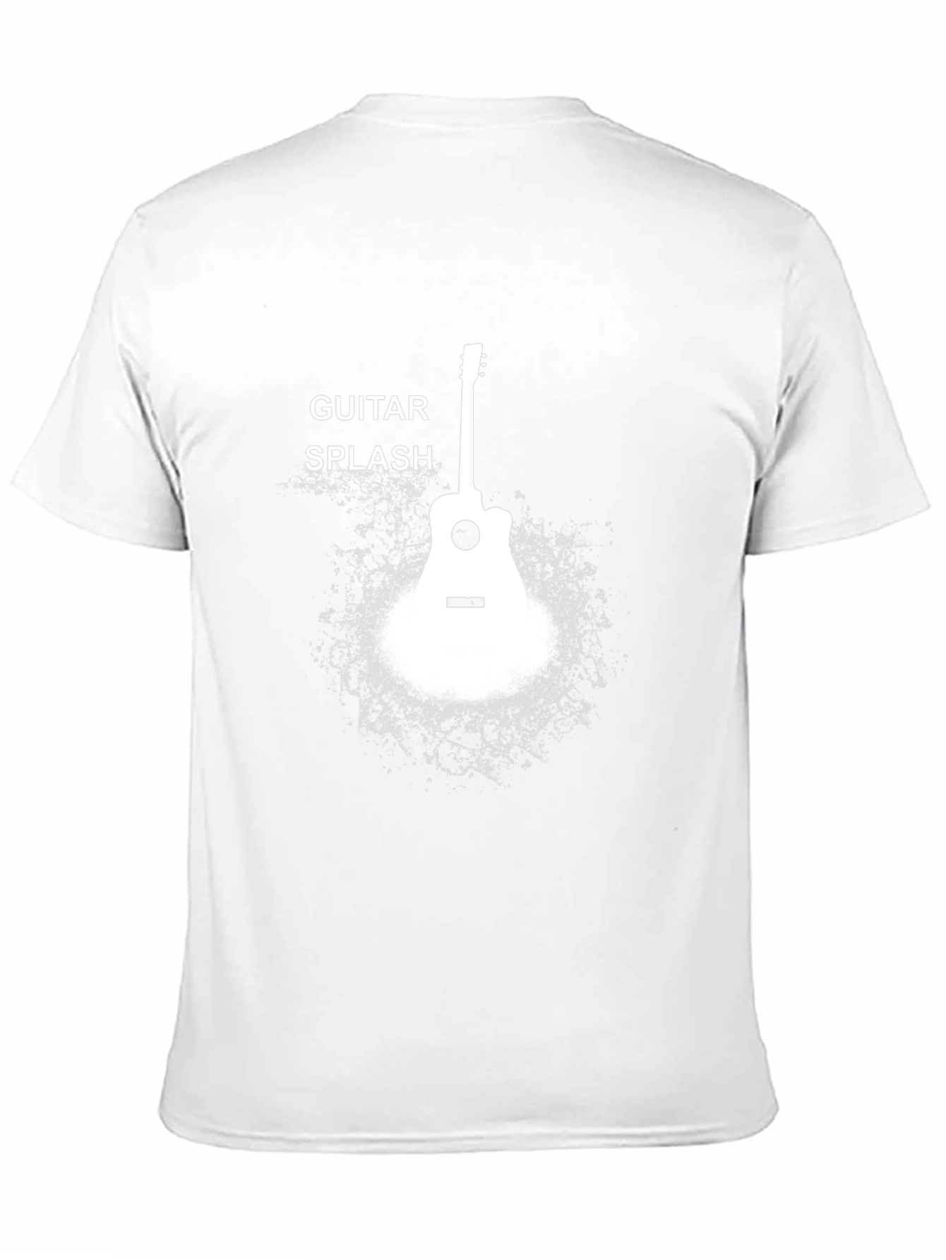 Guitar Splash Black T-Shirt