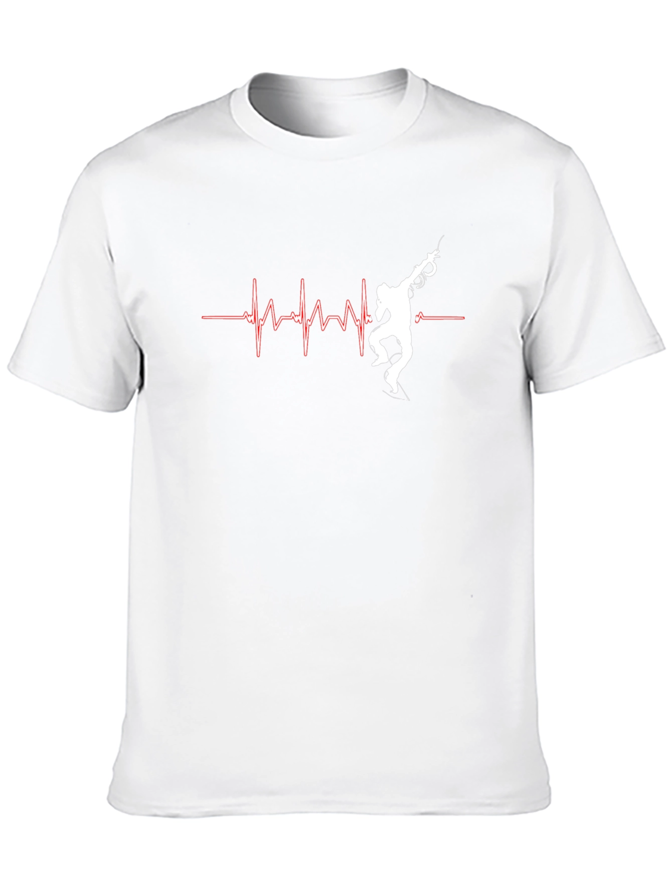 Climbing Heartbeat Graphic Tee - Adventurers Black T-Shirt