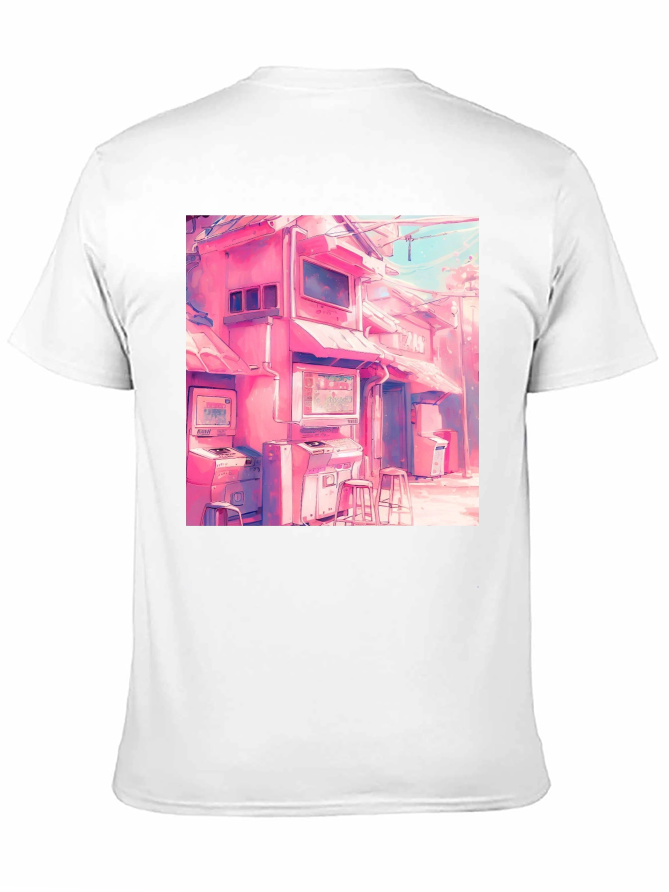 Retro Arcade T-Shirt - Vaporwave Design