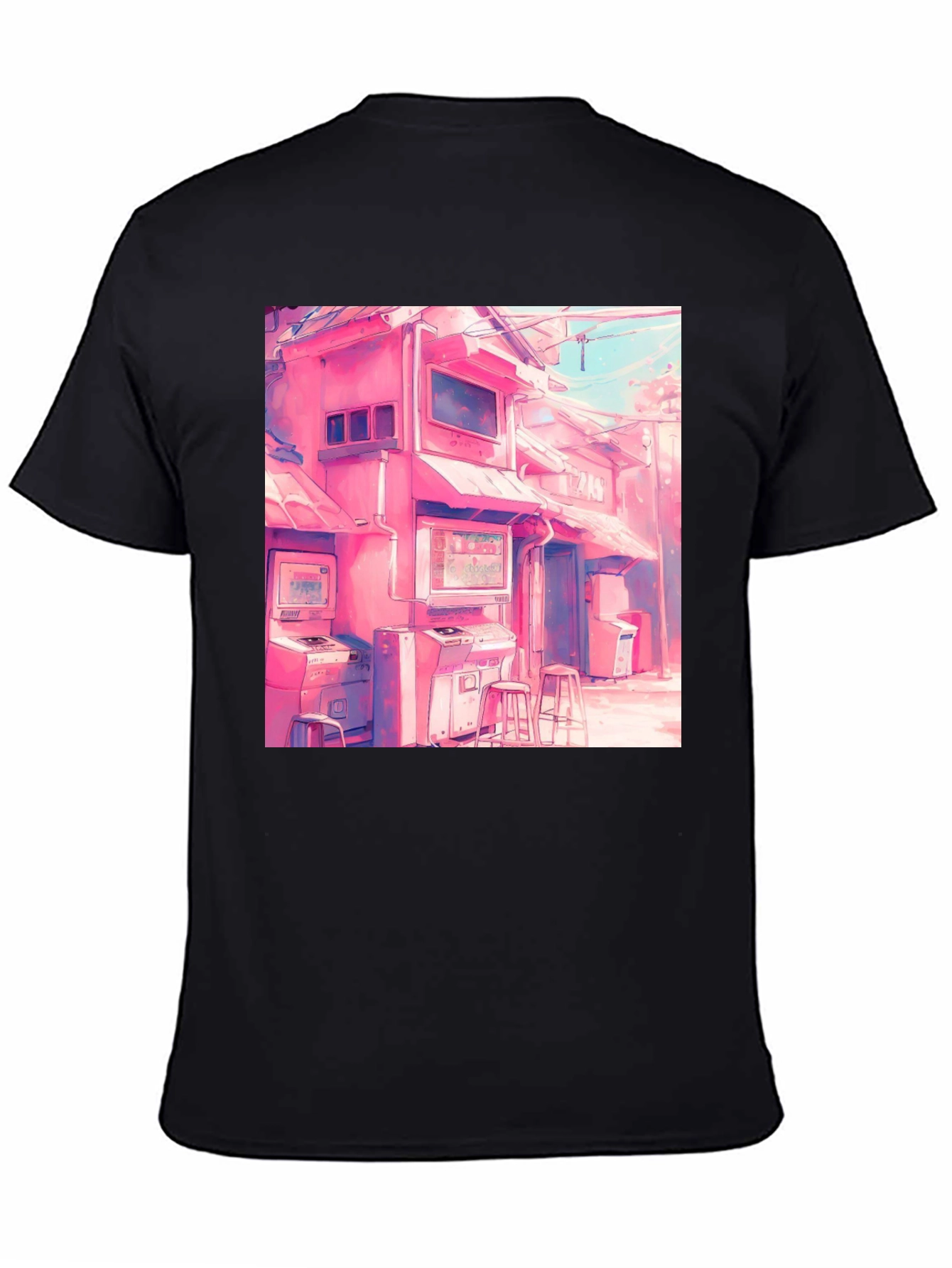 Retro Arcade T-Shirt - Vaporwave Design