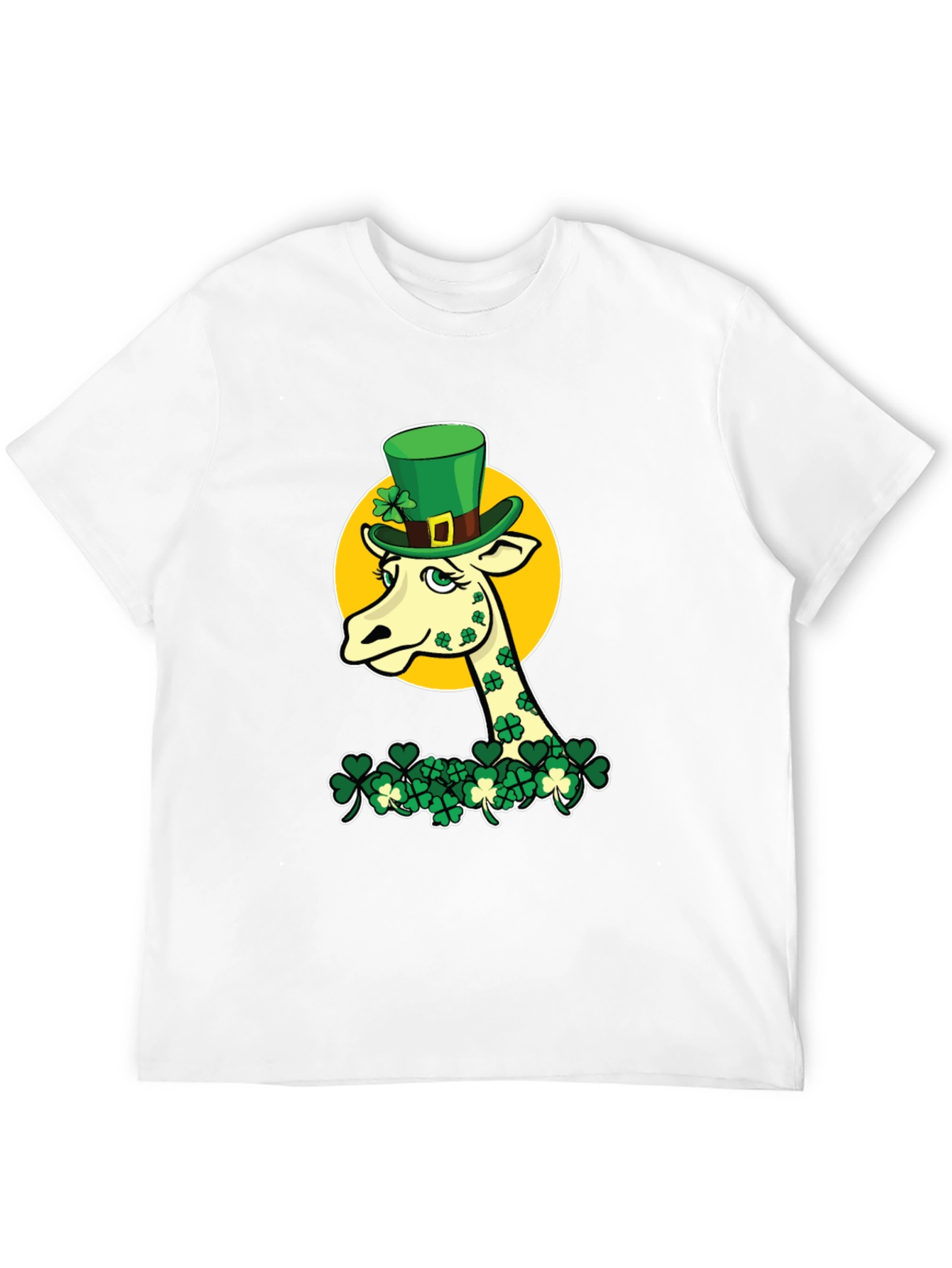 St. Patricks Day Giraffe Graphic Tee