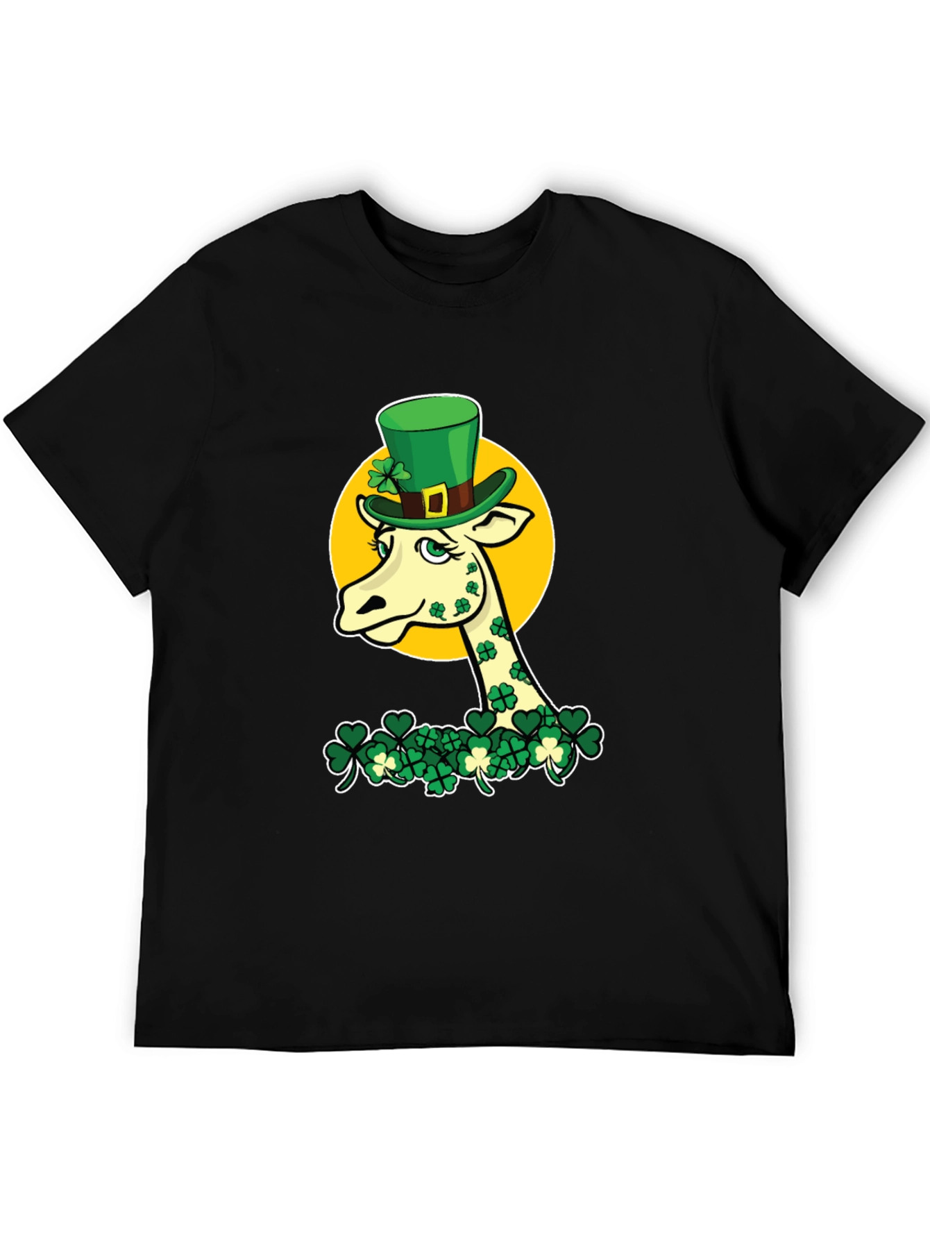 St. Patricks Day Giraffe Graphic Tee