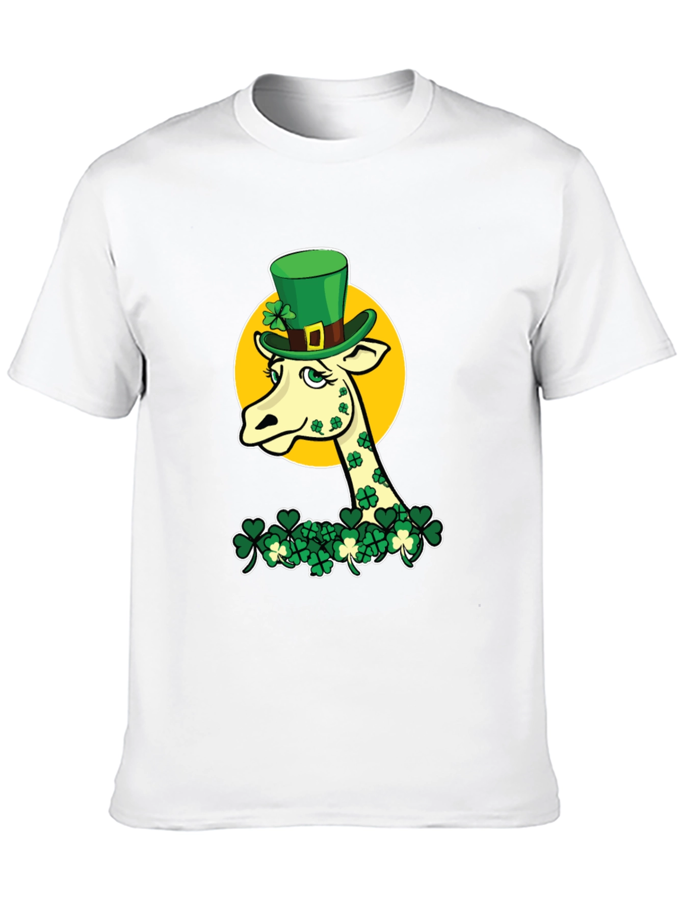 St. Patricks Day Giraffe Graphic Tee
