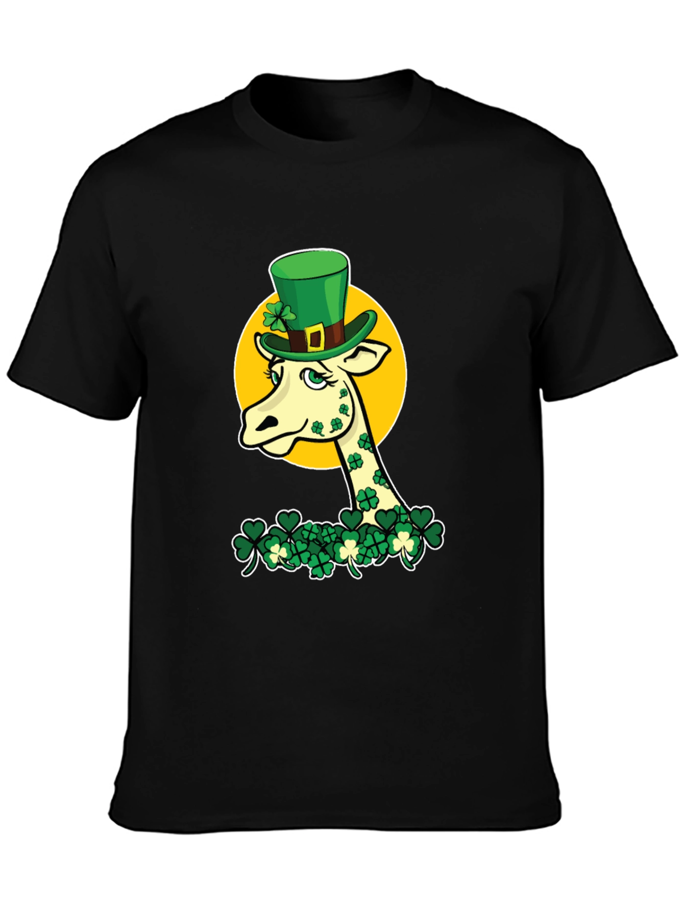 St. Patricks Day Giraffe Graphic Tee