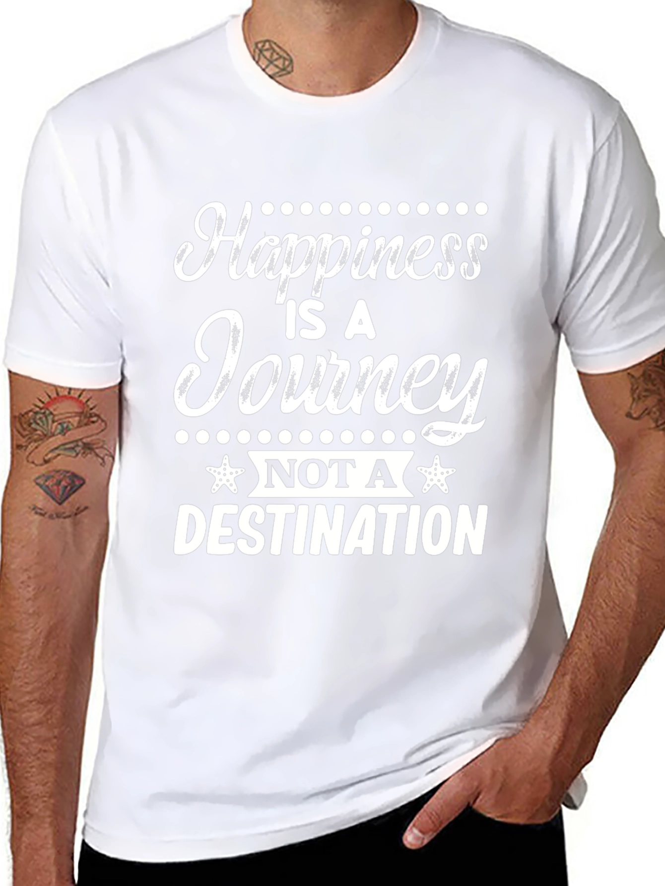 Happiness is a Journey Graphic T-Shirt