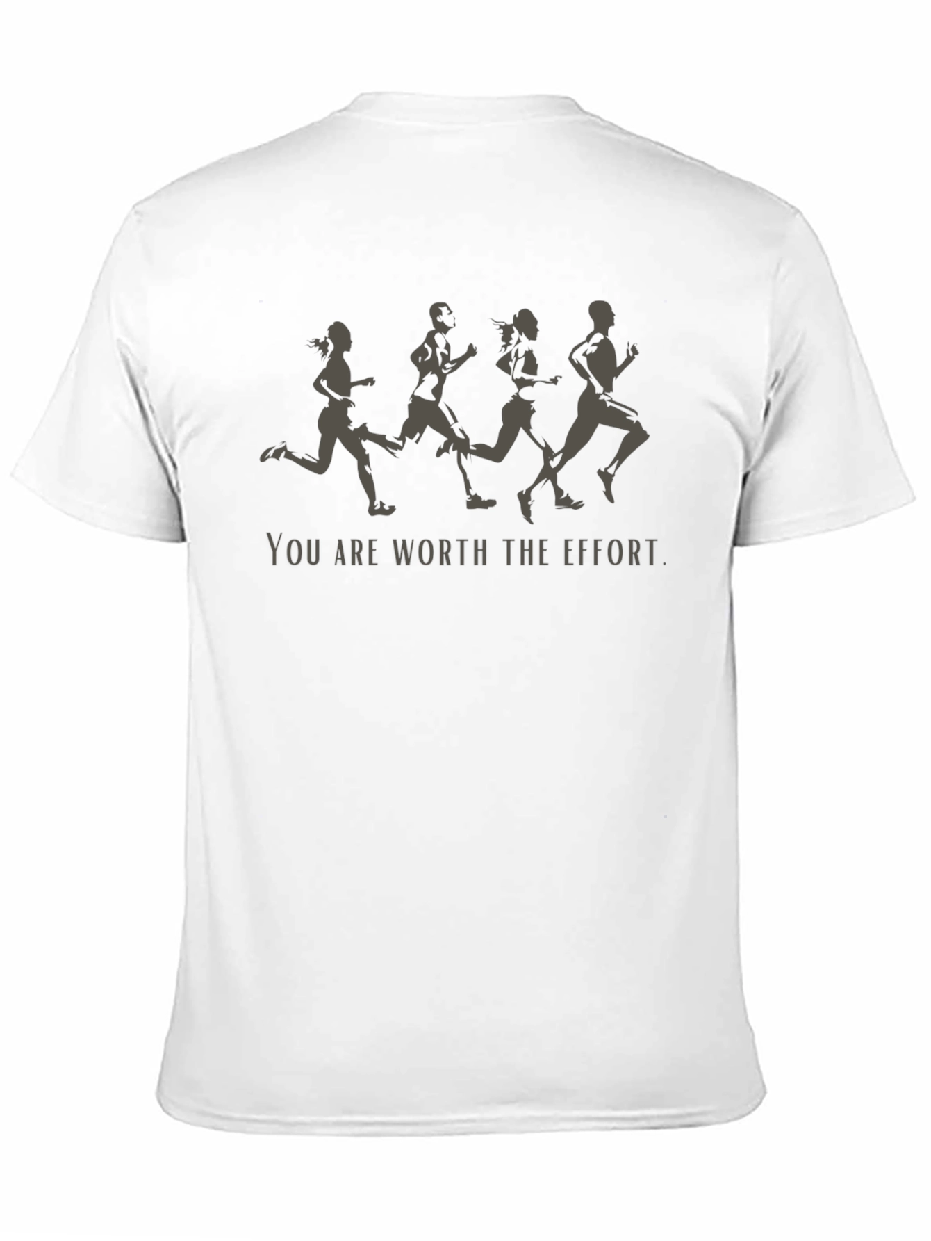 Motivational Runner T-Shirt - Worth the Effort