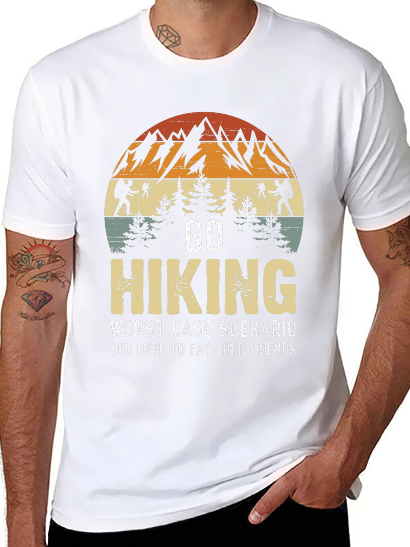Go Hiking Worst Case Scenario T-Shirt