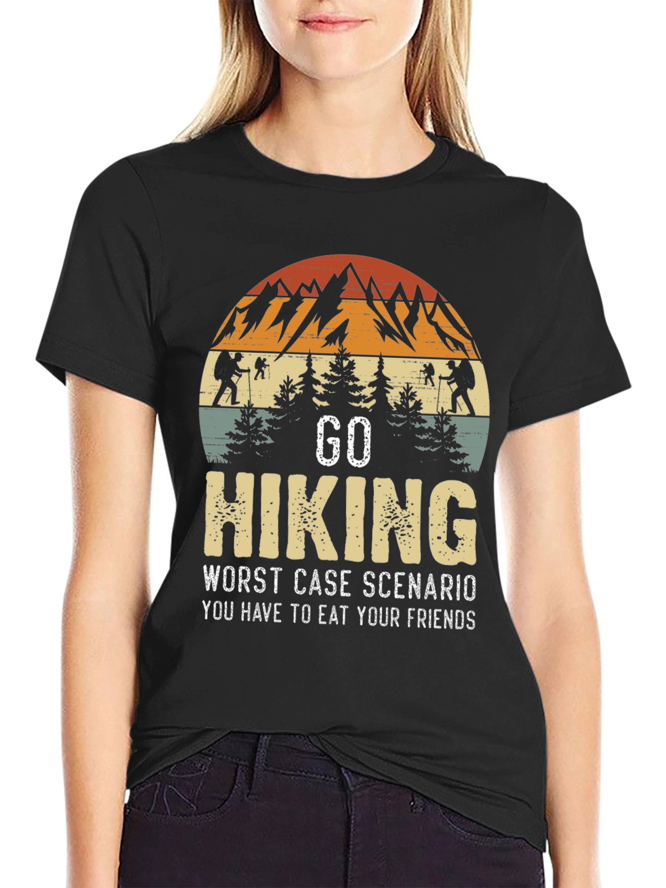 Go Hiking Worst Case Scenario T-Shirt