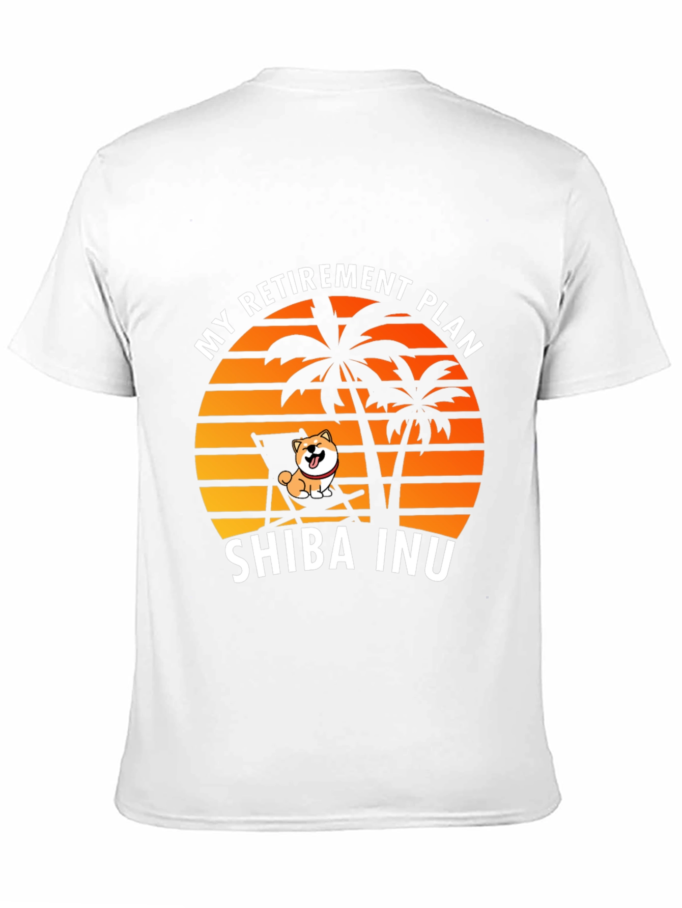 Shiba Inu Retirement Plan Graphic Tee