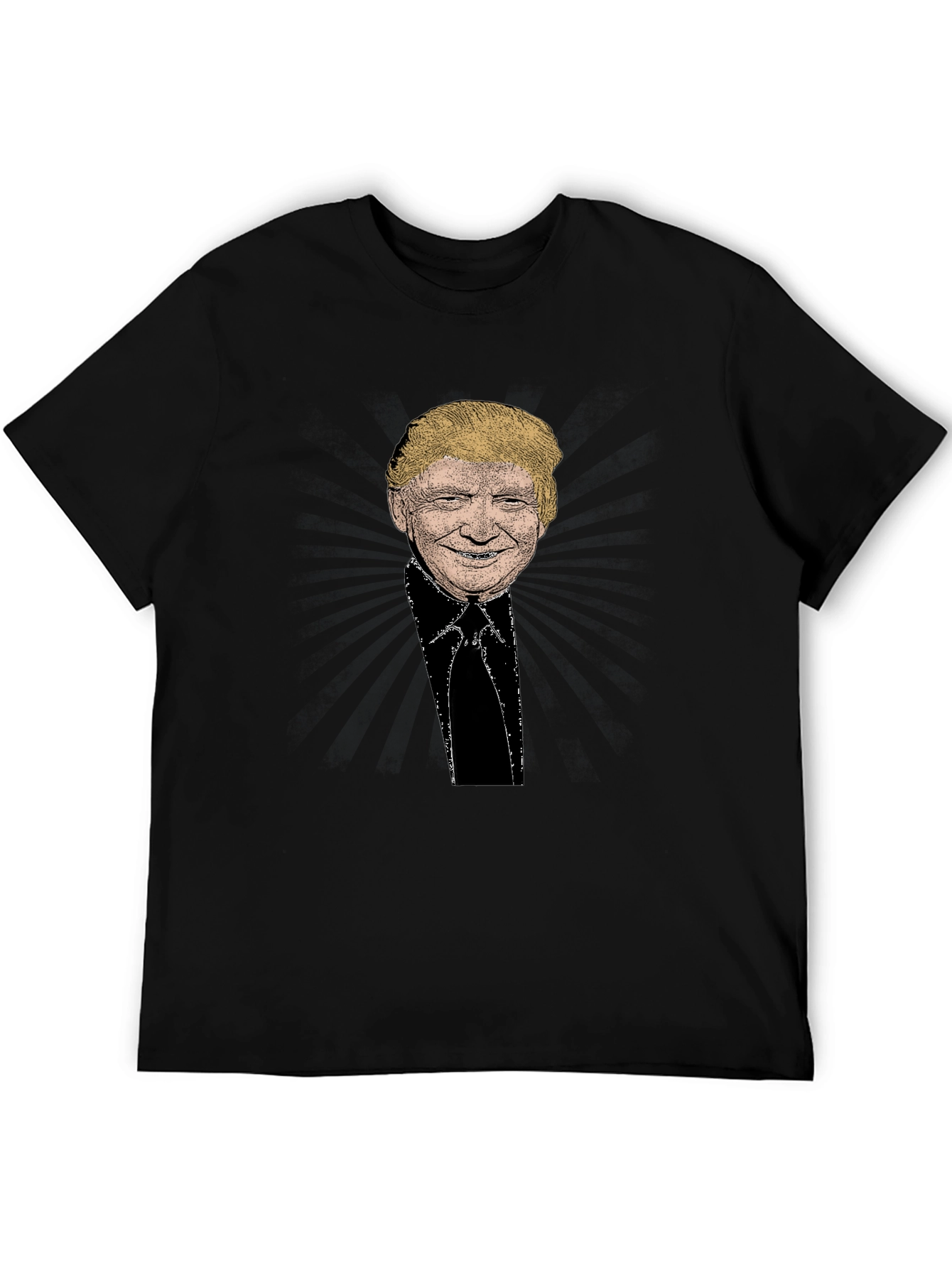 Trump Portrait Black T-Shirt
