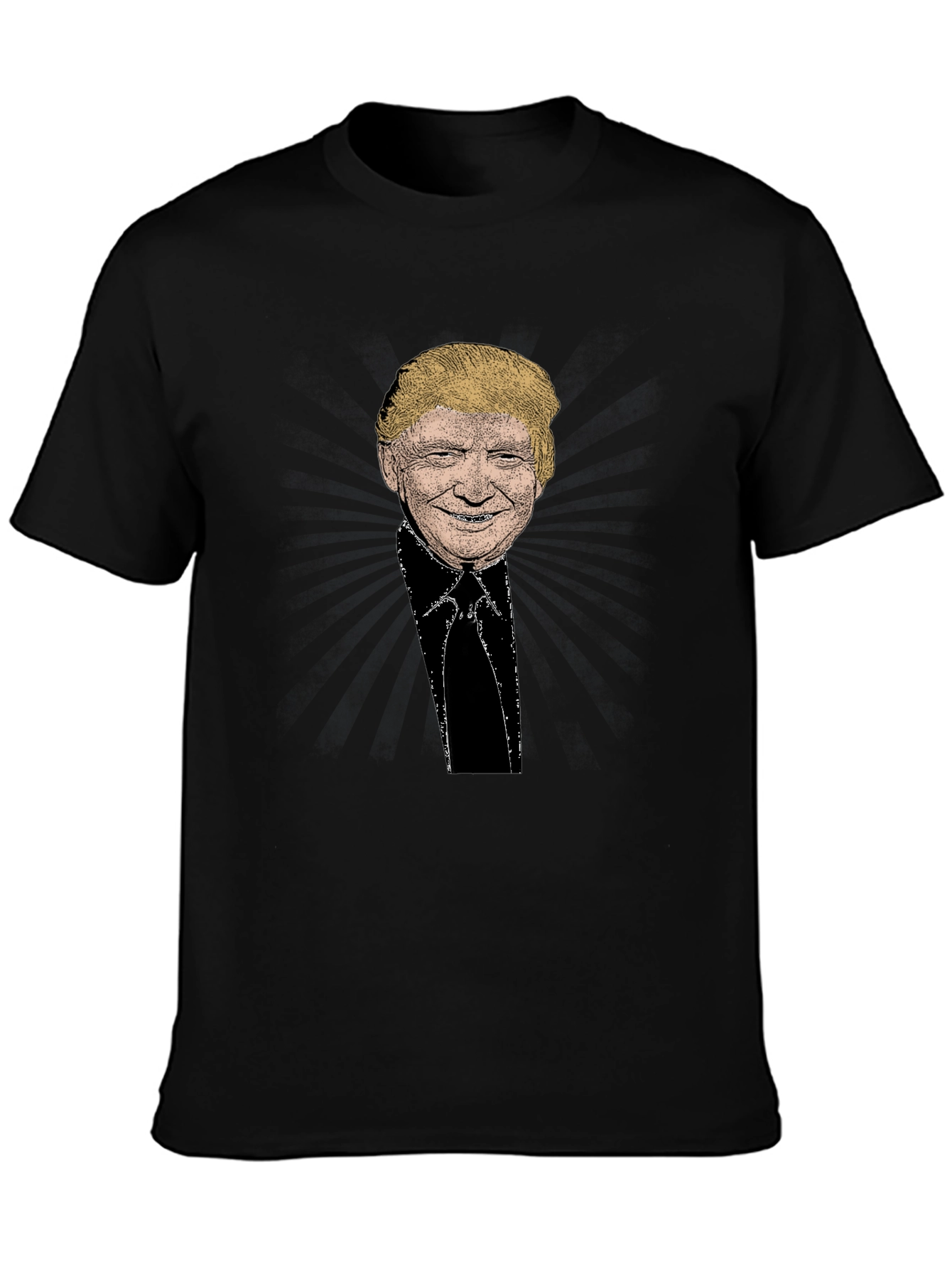 Trump Portrait Black T-Shirt