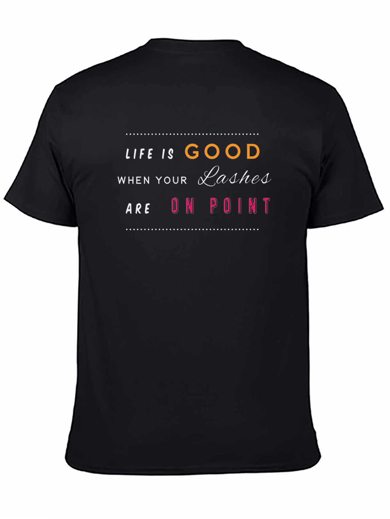 Life is Good Lashes On Point Graphic Tee