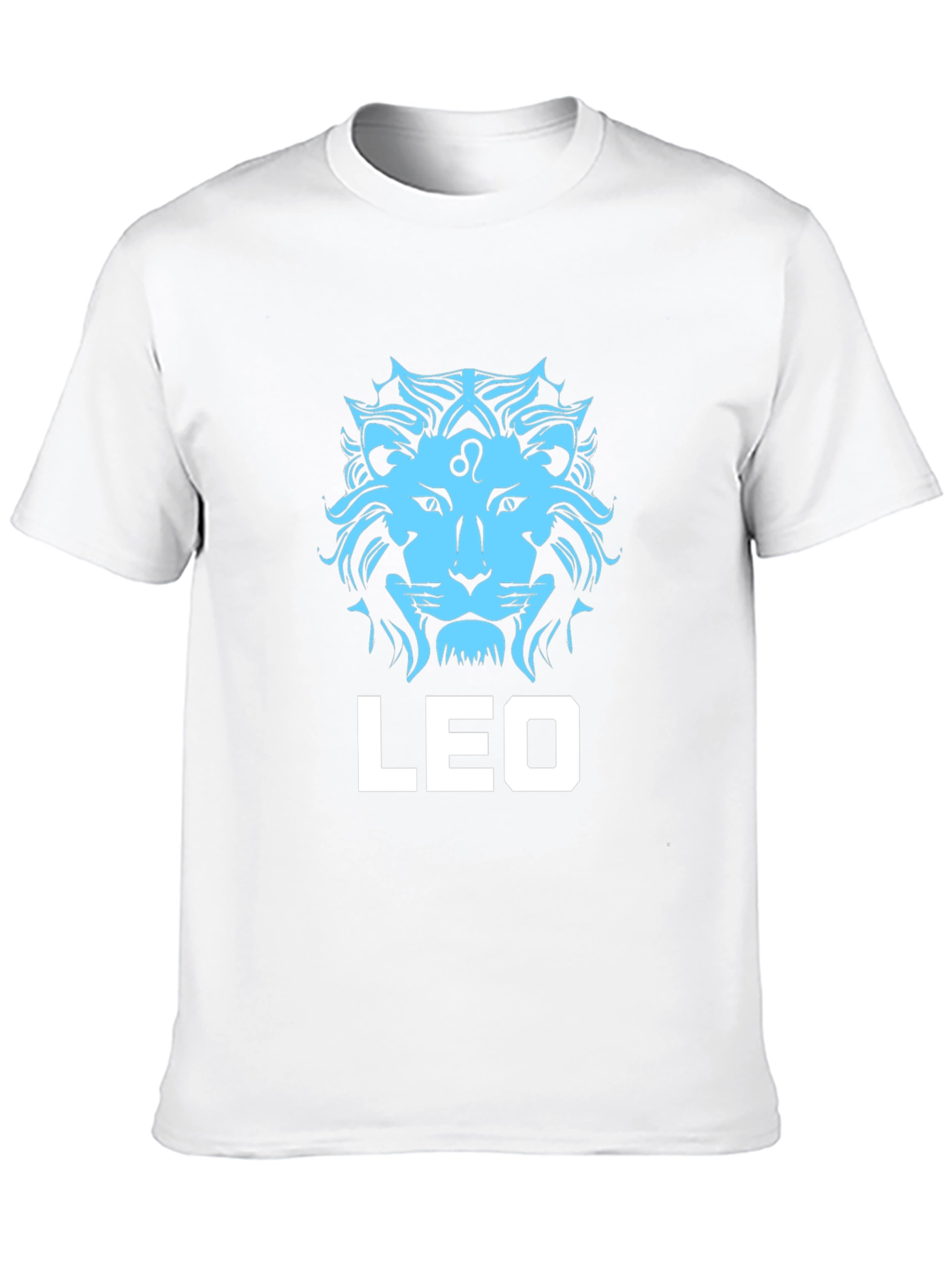 Leo Zodiac T-Shirt - Black Cotton Graphic Tee