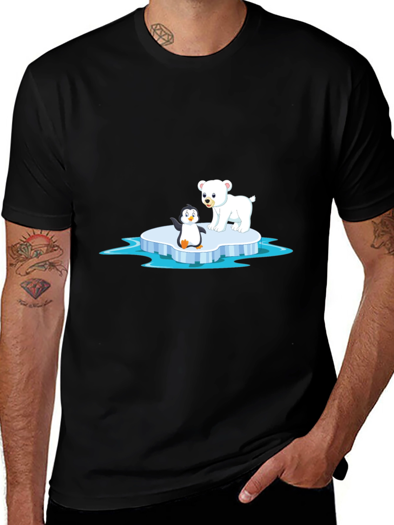 Penguin & Polar Bear Ice T-Shirt