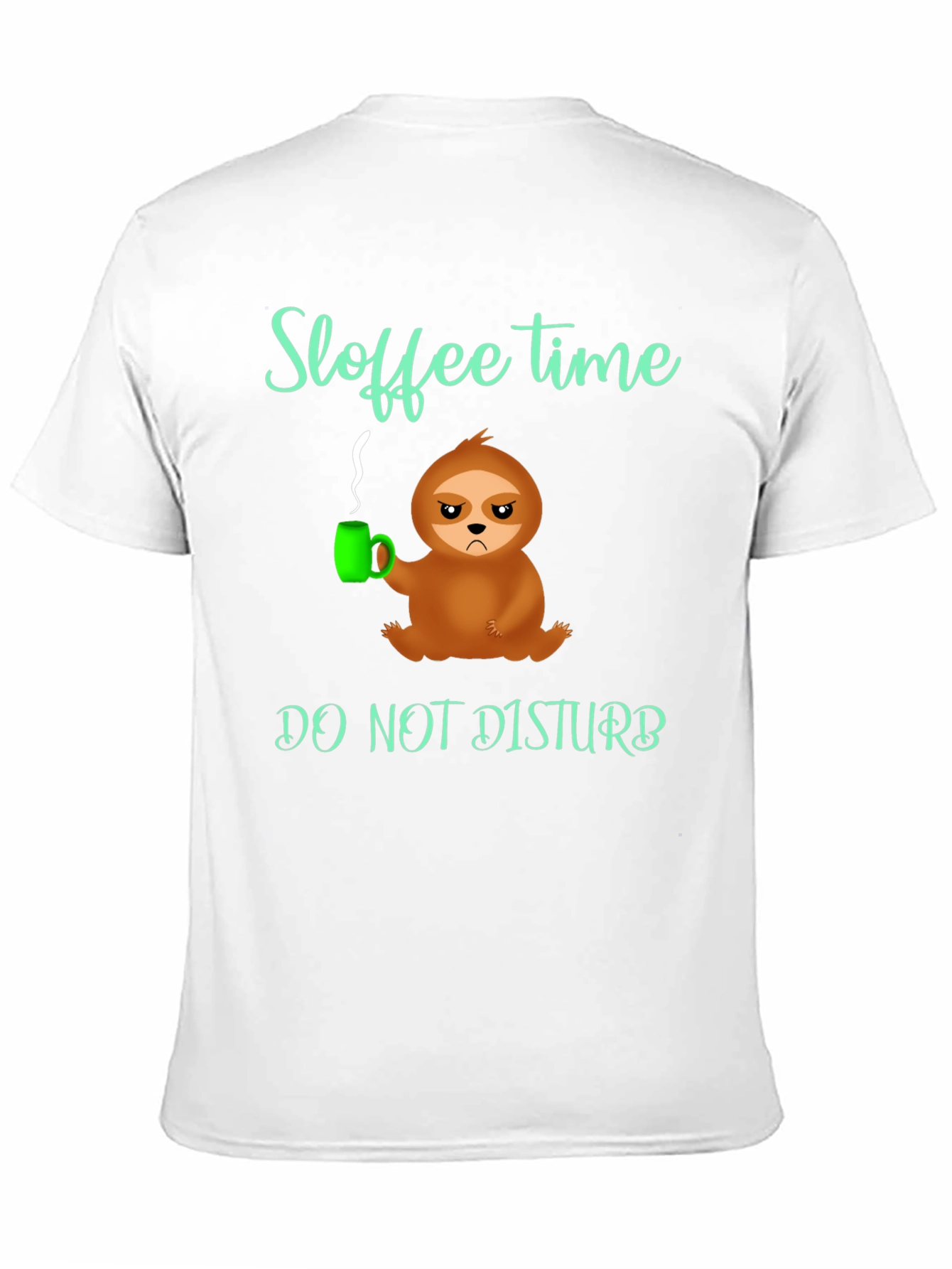 Sloffee Time Sloth Graphic Tee - Do Not Disturb