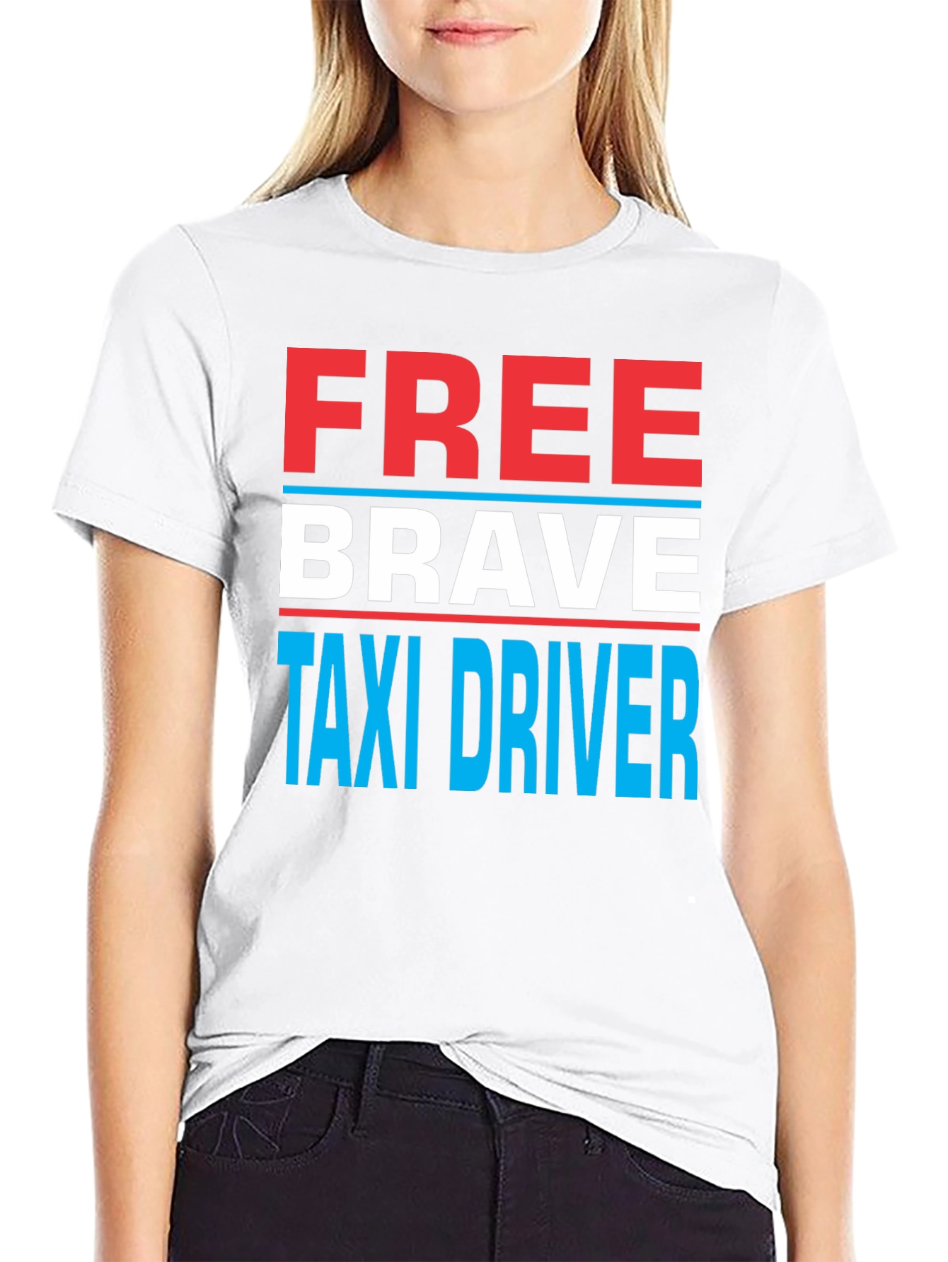 Free Brave Taxi Driver T-Shirt