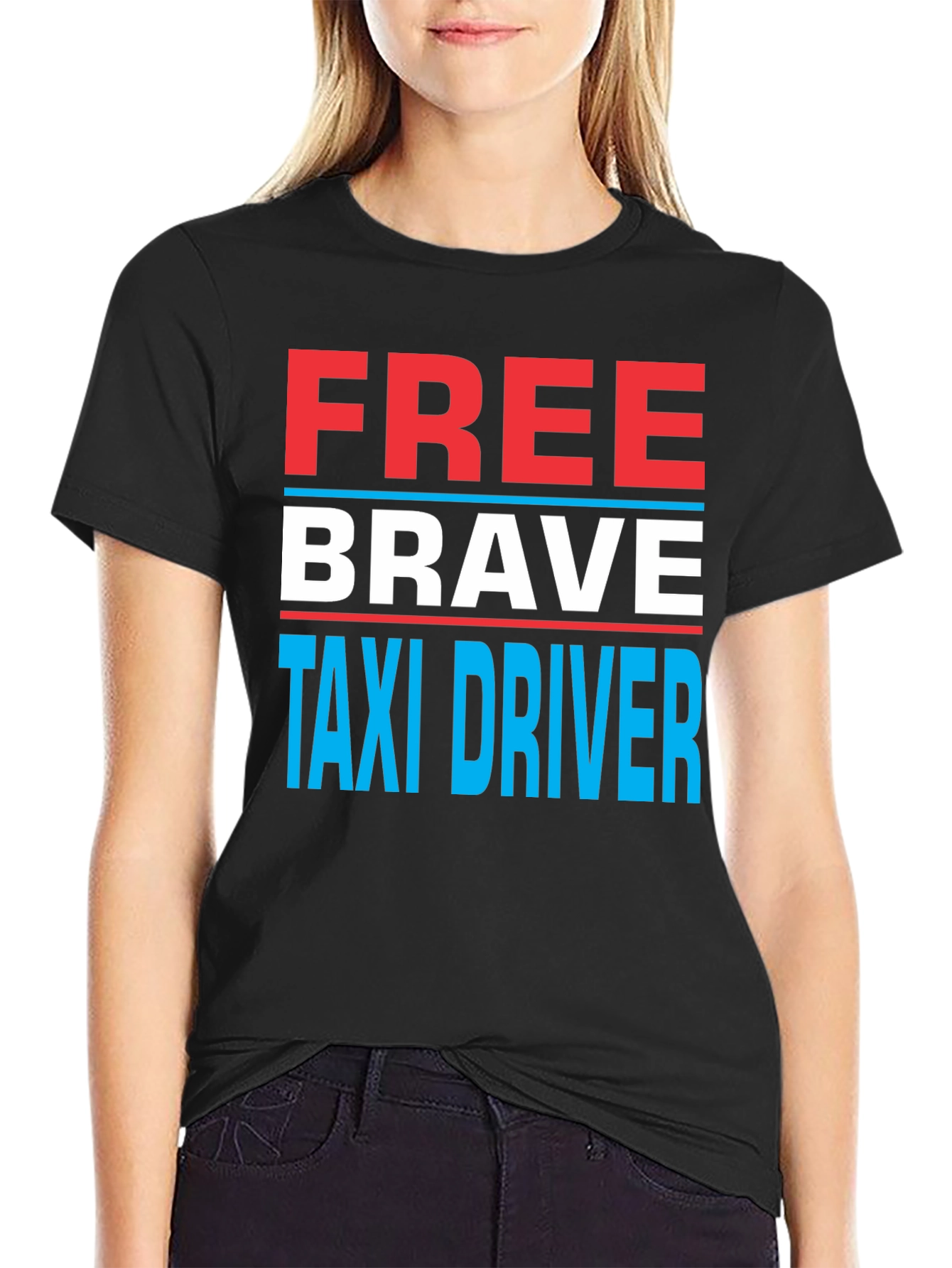 Free Brave Taxi Driver T-Shirt