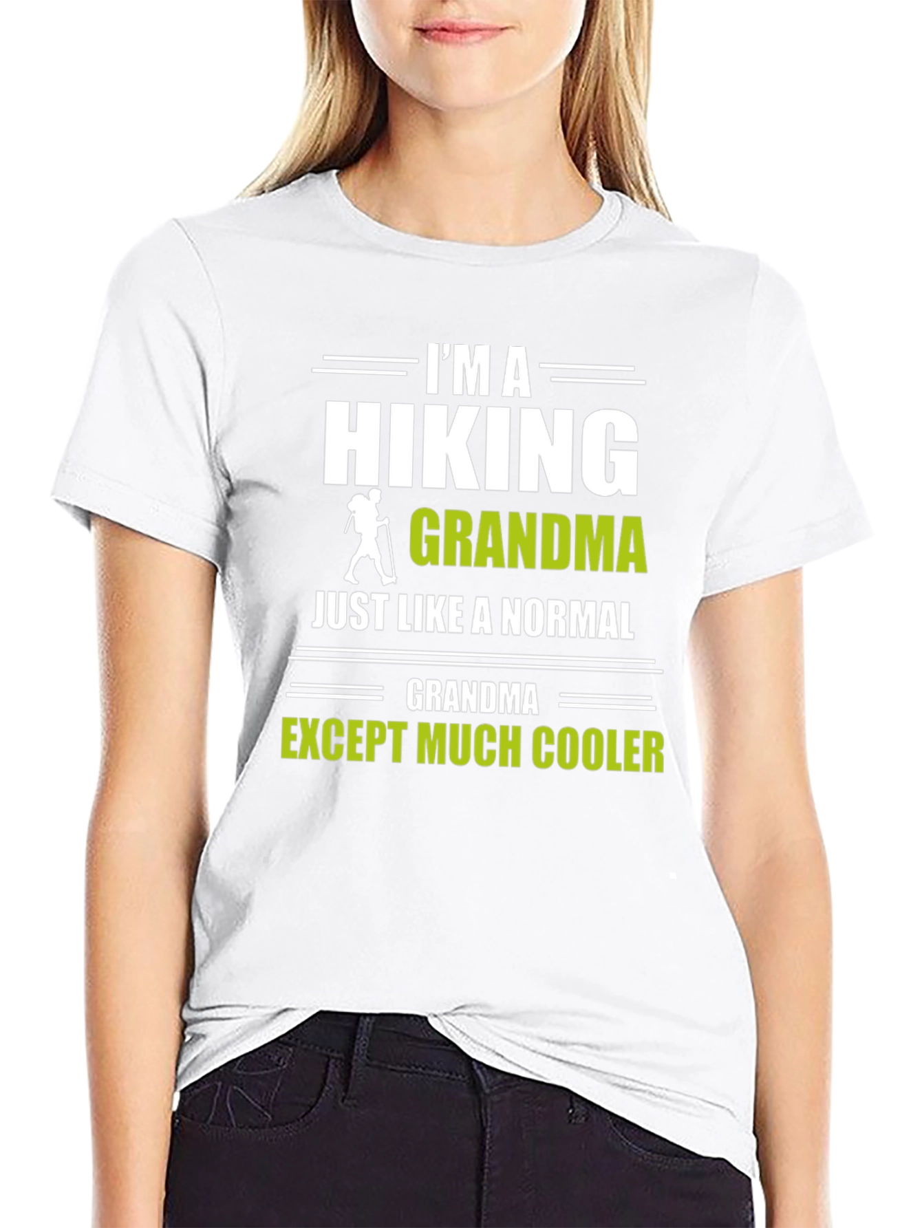 Hiking Grandma T-Shirt - Cool Hiker Graphic Tee