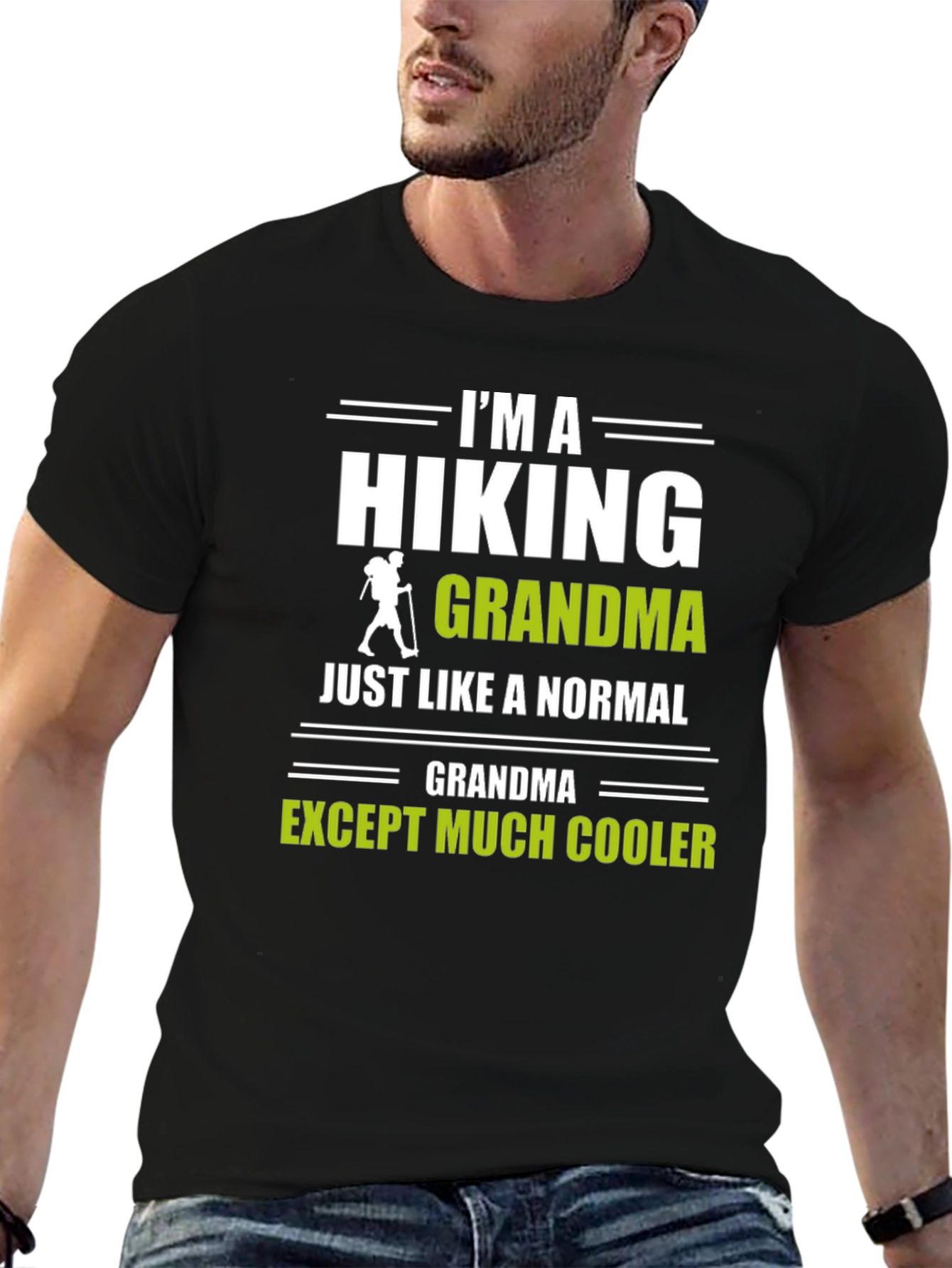 Hiking Grandma T-Shirt - Cool Hiker Graphic Tee
