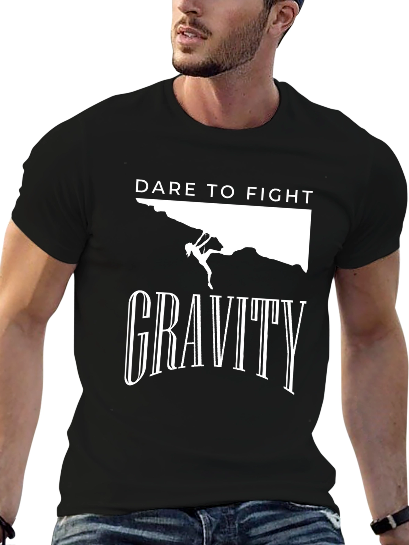 Dare To Fight Gravity Graphic T-Shirt