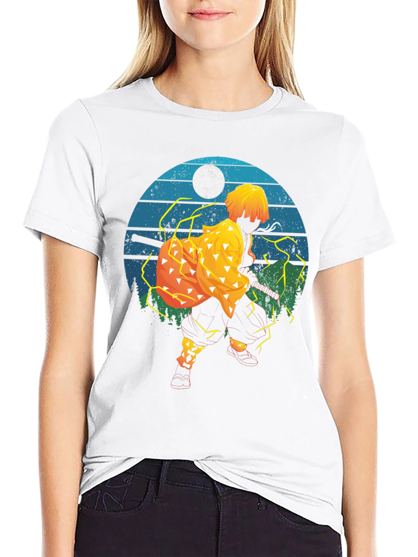 Zenitsu Anime Graphic T-Shirt