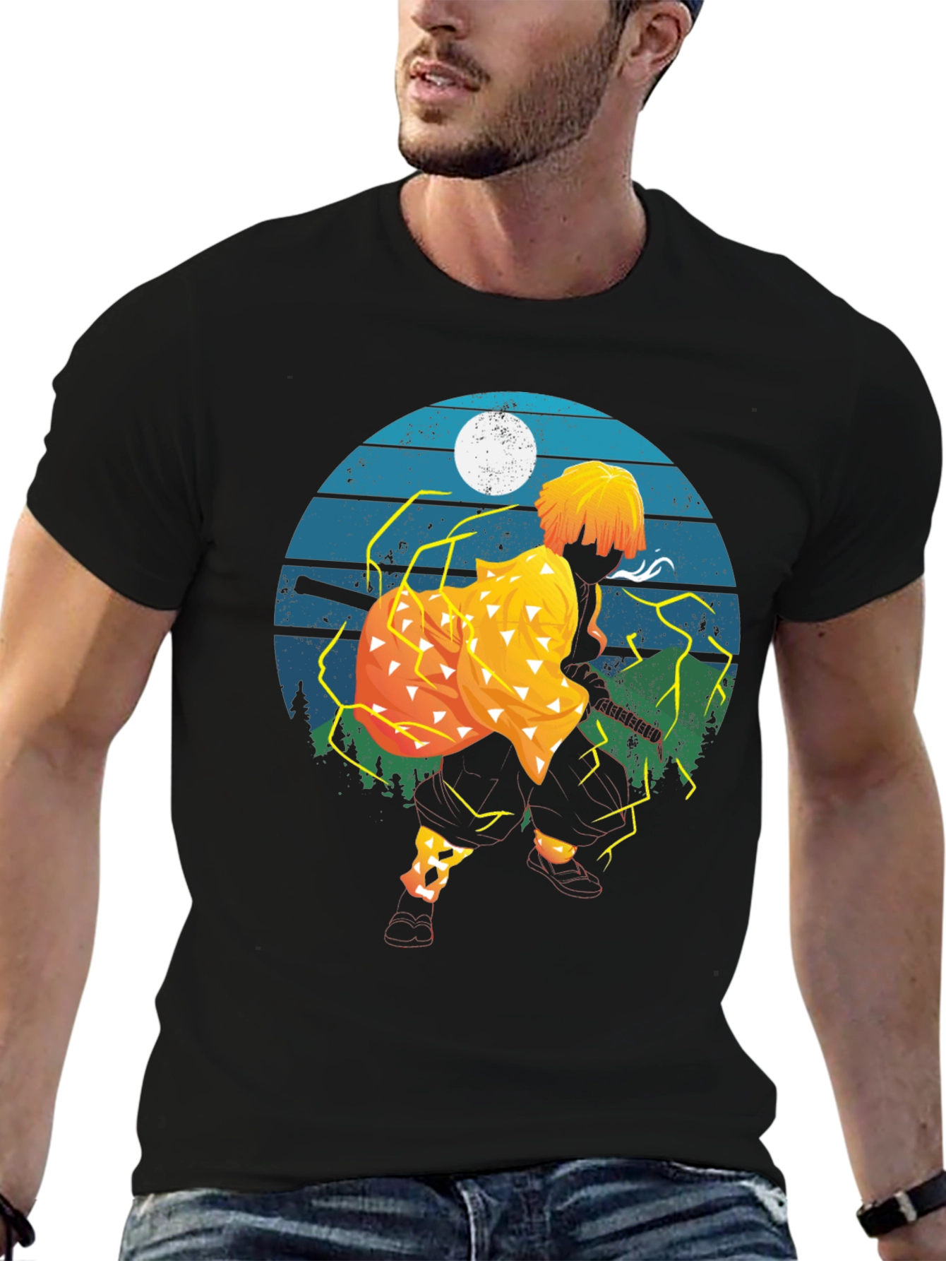 Zenitsu Anime Graphic T-Shirt