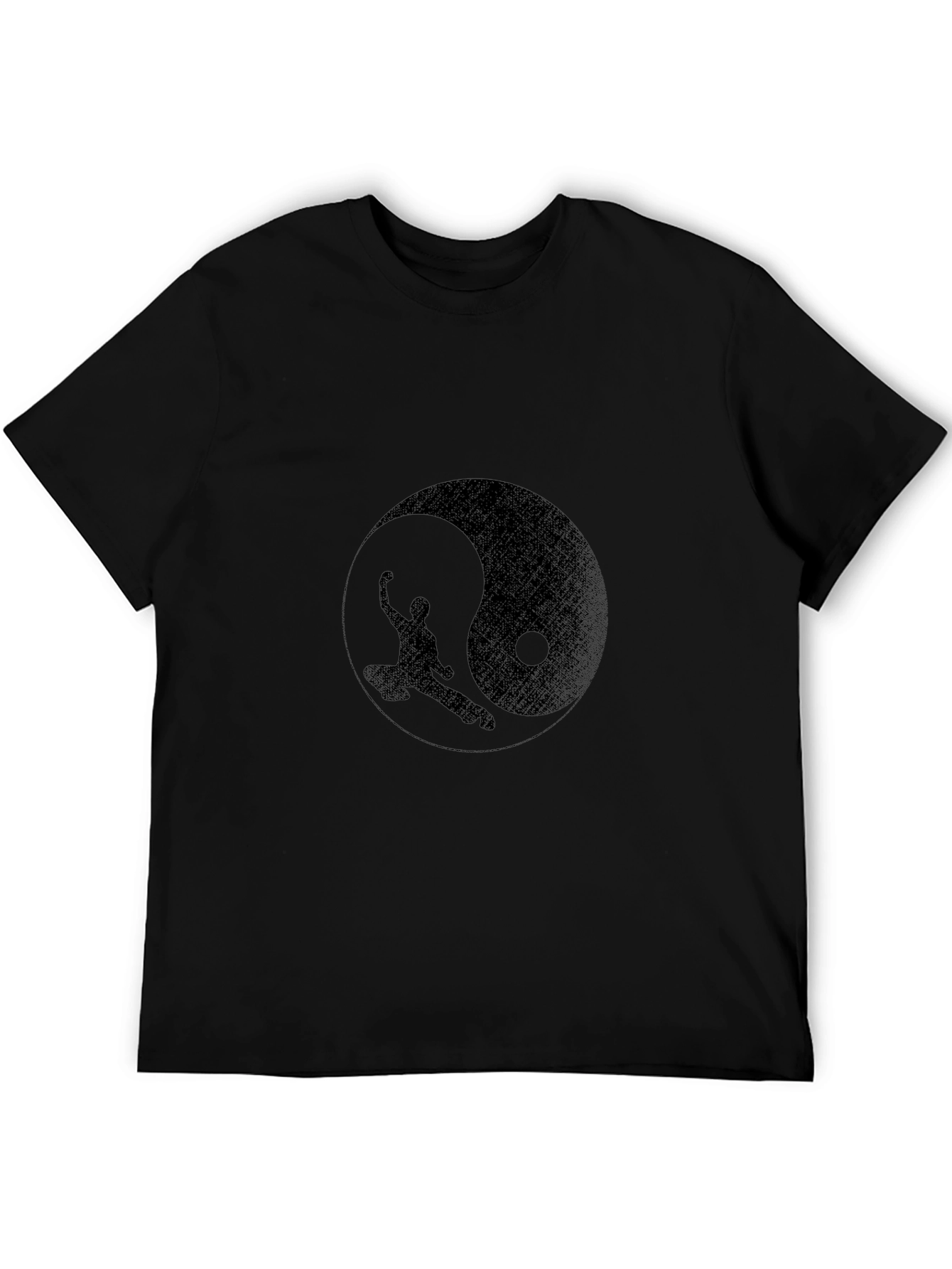 Yin Yang Martial Arts Graphic Tee - Black