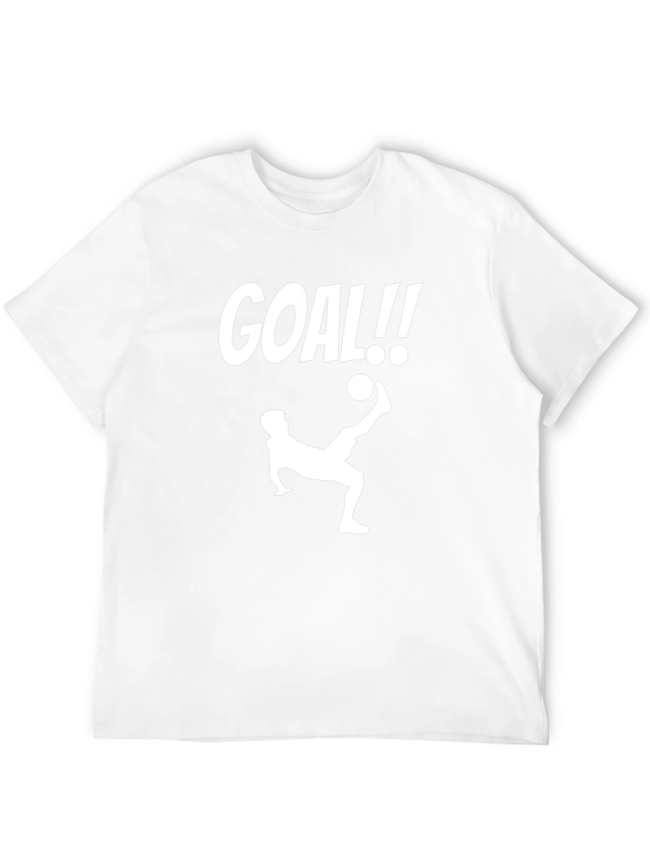 Goal! Soccer Graphic Tee - Black Cotton Shirt
