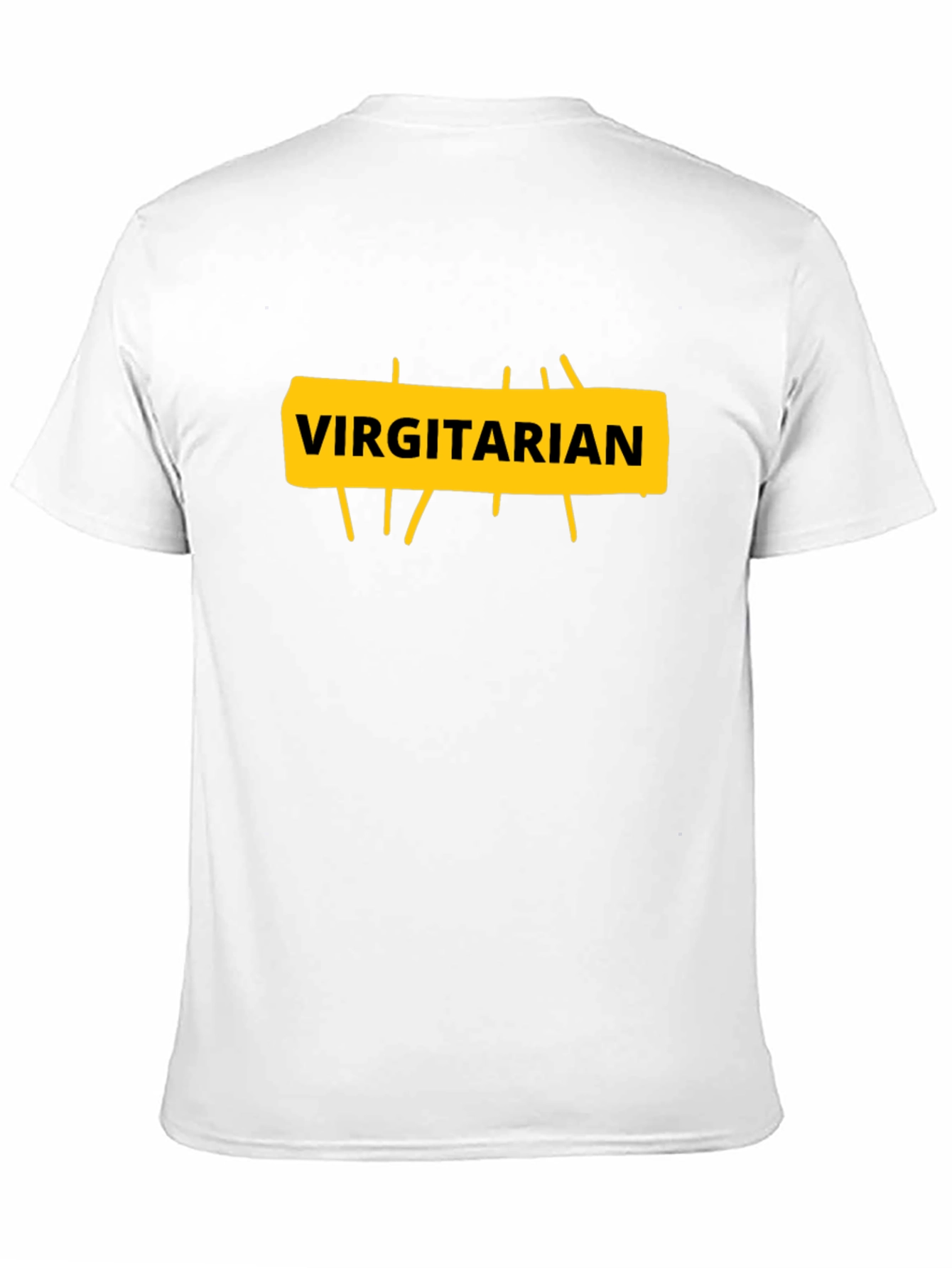 Virgitarian Graphic T-Shirt - Funny Vegan Humor Tee