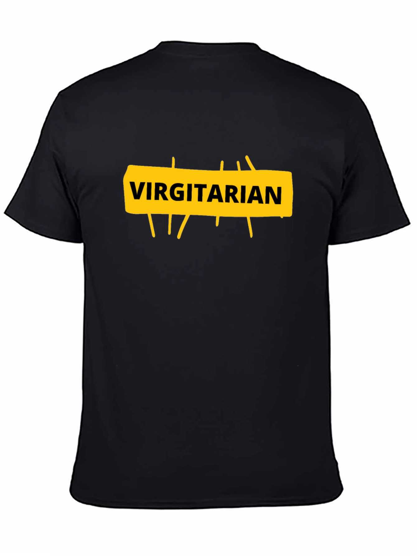 Virgitarian Graphic T-Shirt - Funny Vegan Humor Tee