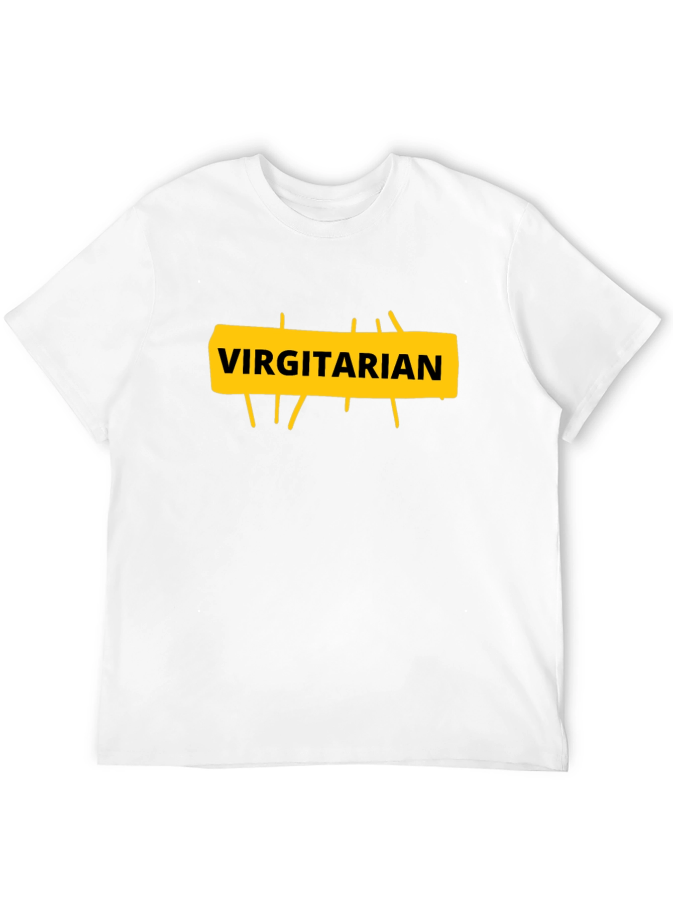 Virgitarian Graphic T-Shirt - Funny Vegan Humor Tee