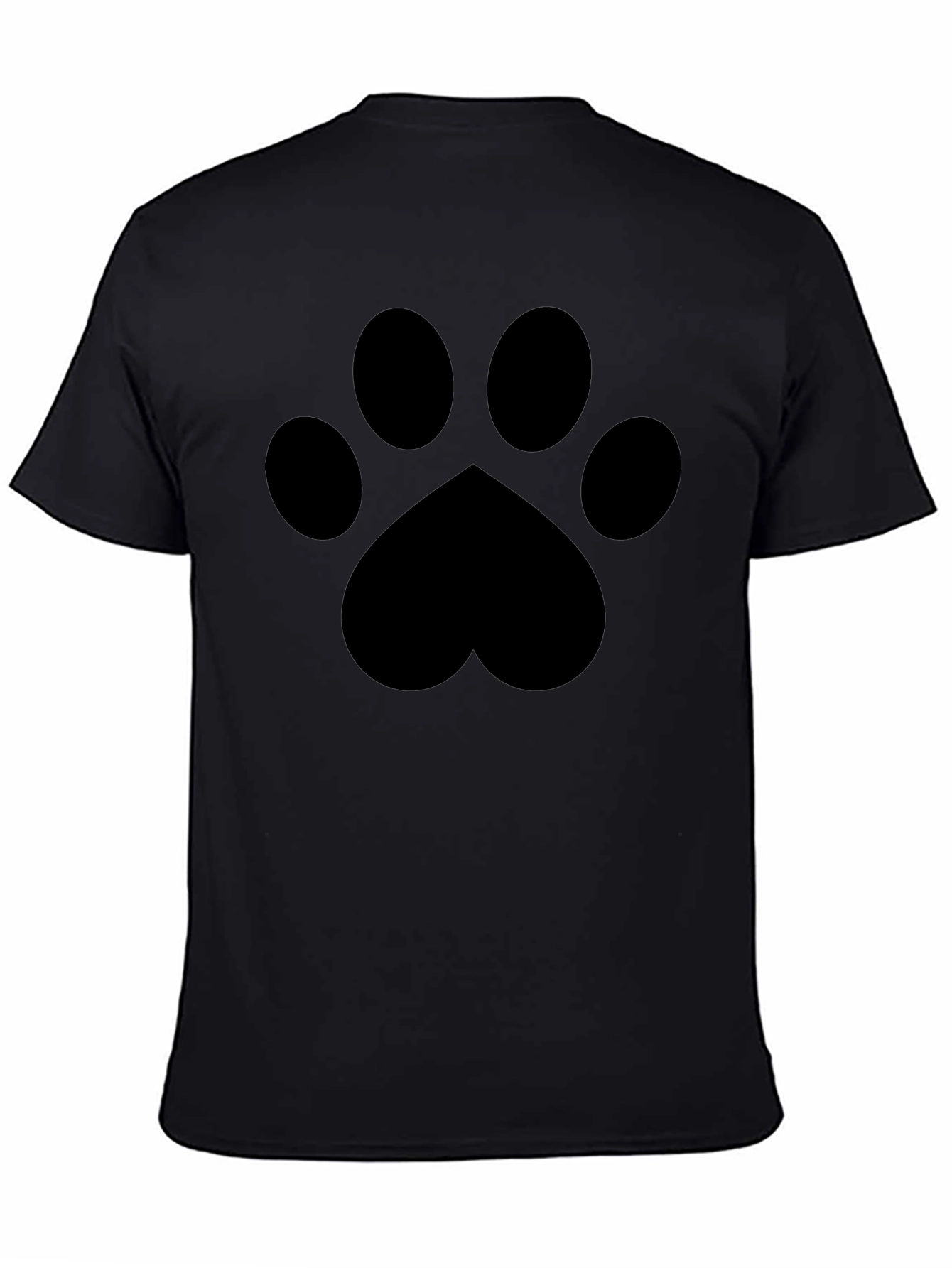 Paw Print Graphic T-Shirt - Stylish Pet Lover Tee