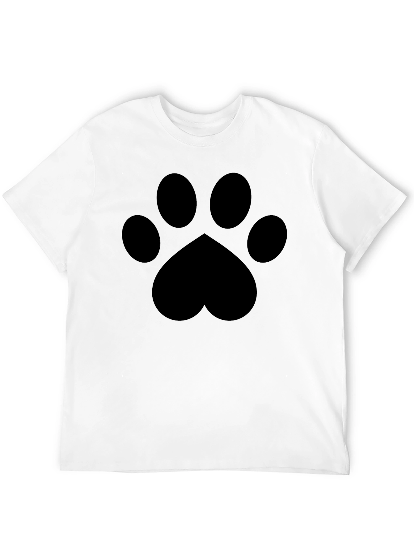 Paw Print Graphic T-Shirt - Stylish Pet Lover Tee