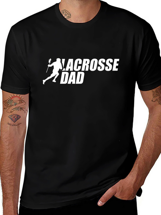 Lacrosse Dad Graphic Tee - Black