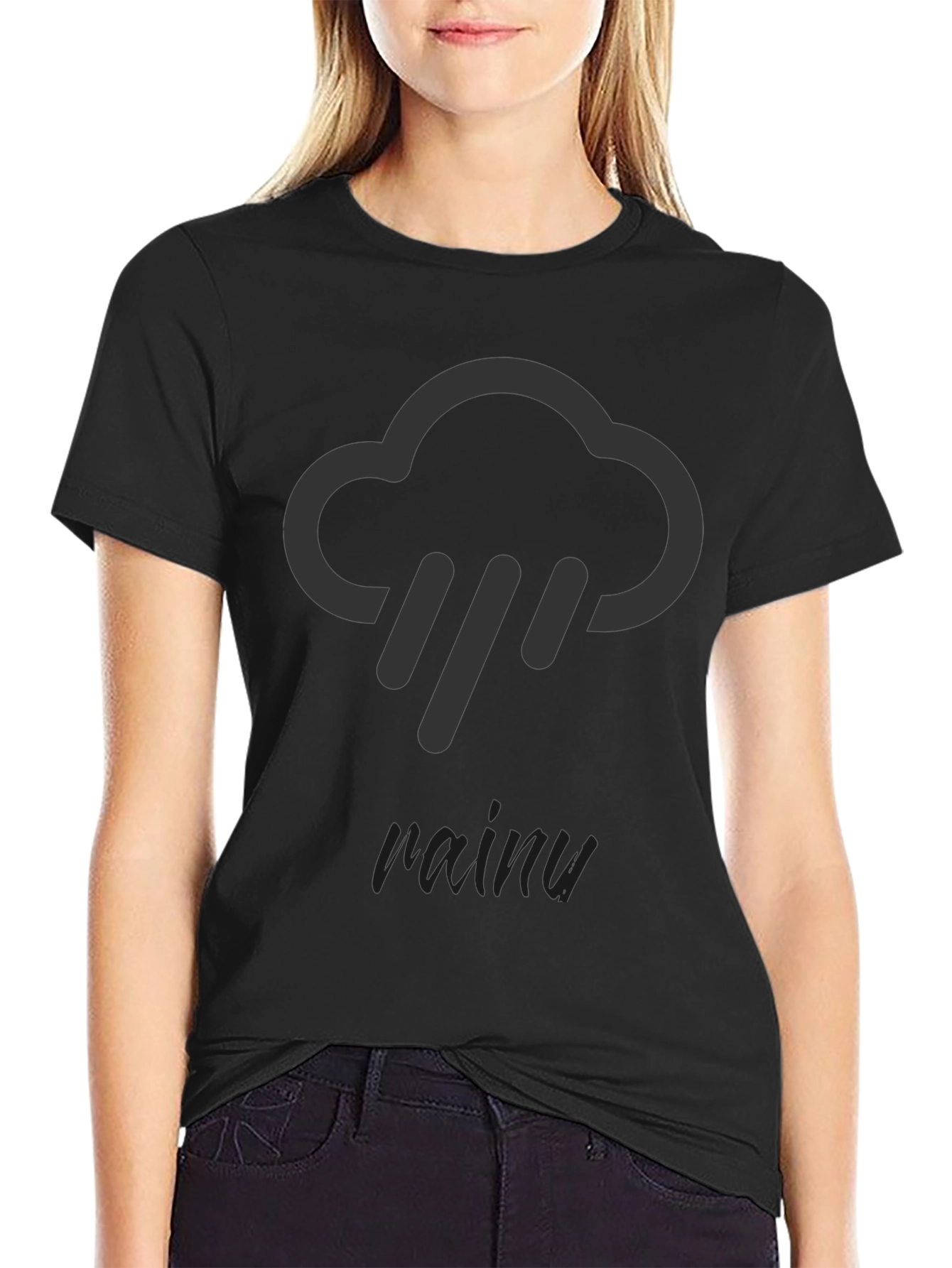 Rainy Day Cloud Graphic T-Shirt