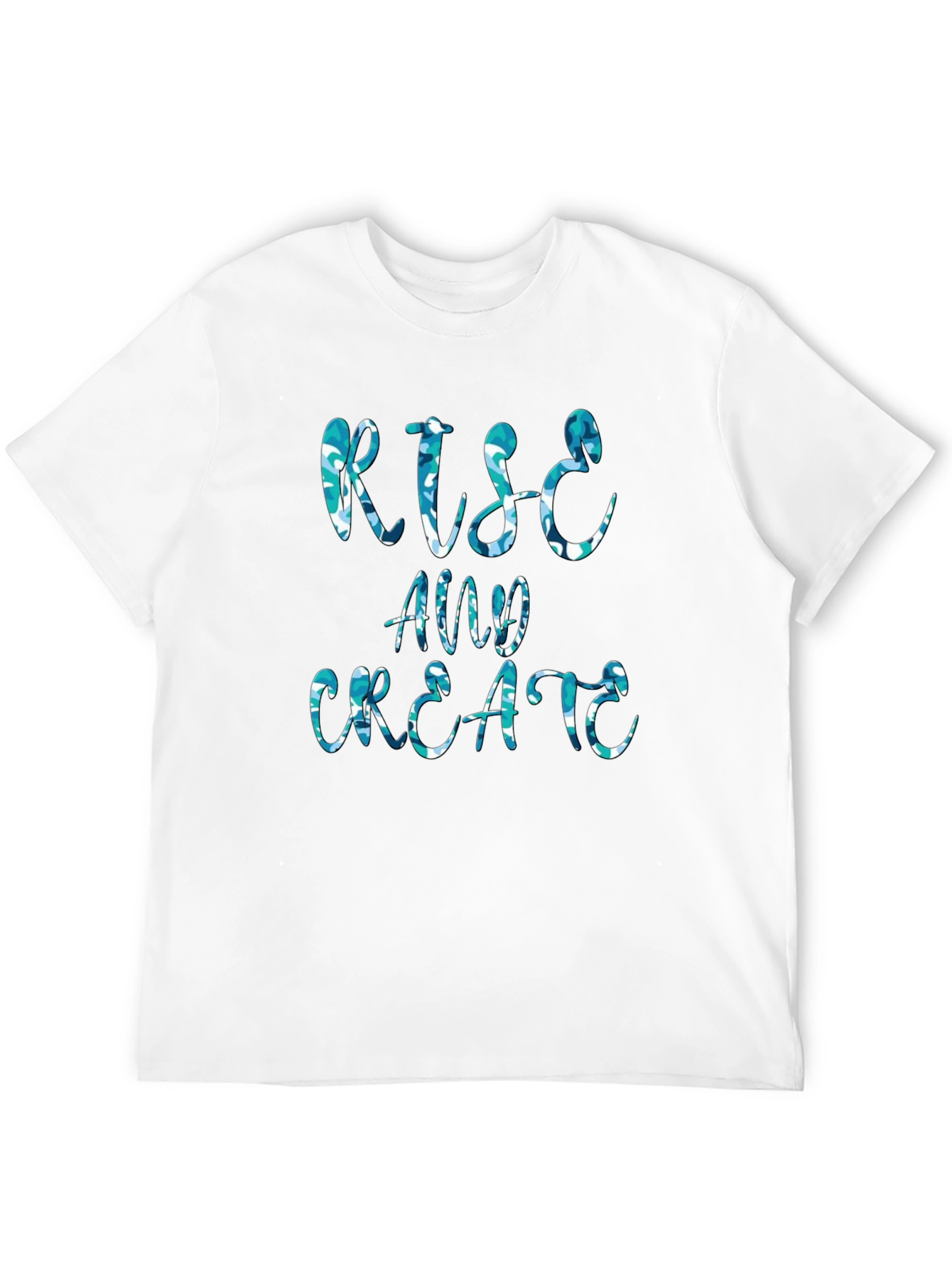 Rise and Create Graphic Tee - Mens Fashion