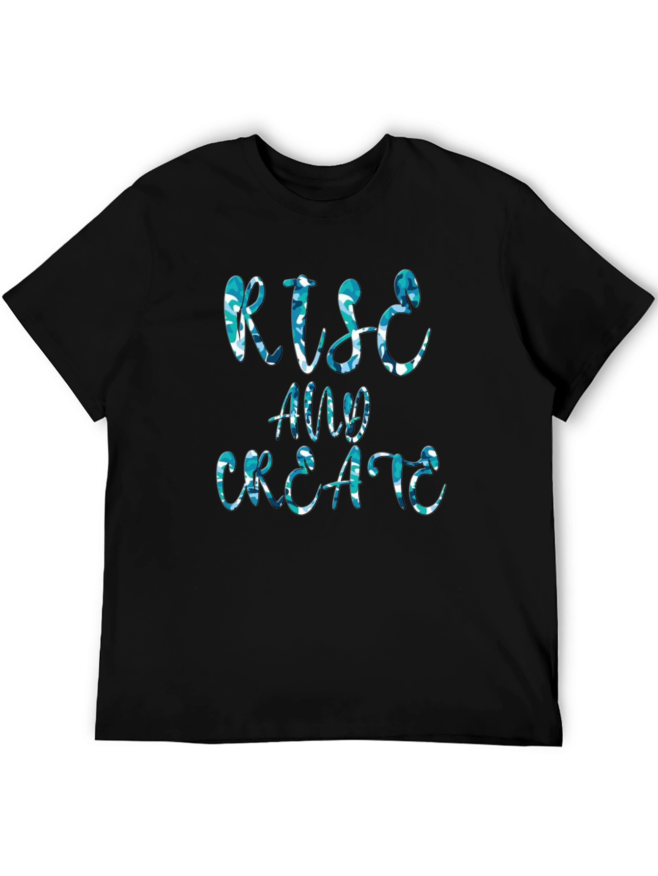Rise and Create Graphic Tee - Mens Fashion