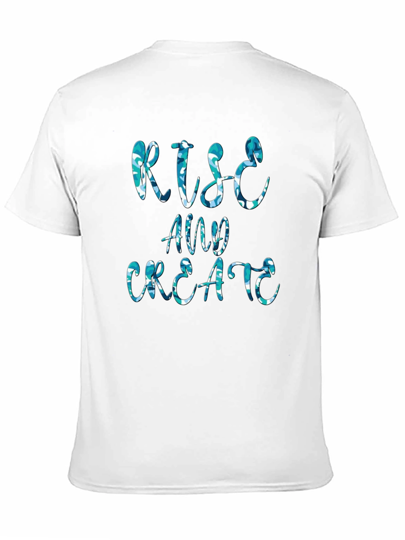 Rise and Create Graphic Tee - Mens Fashion