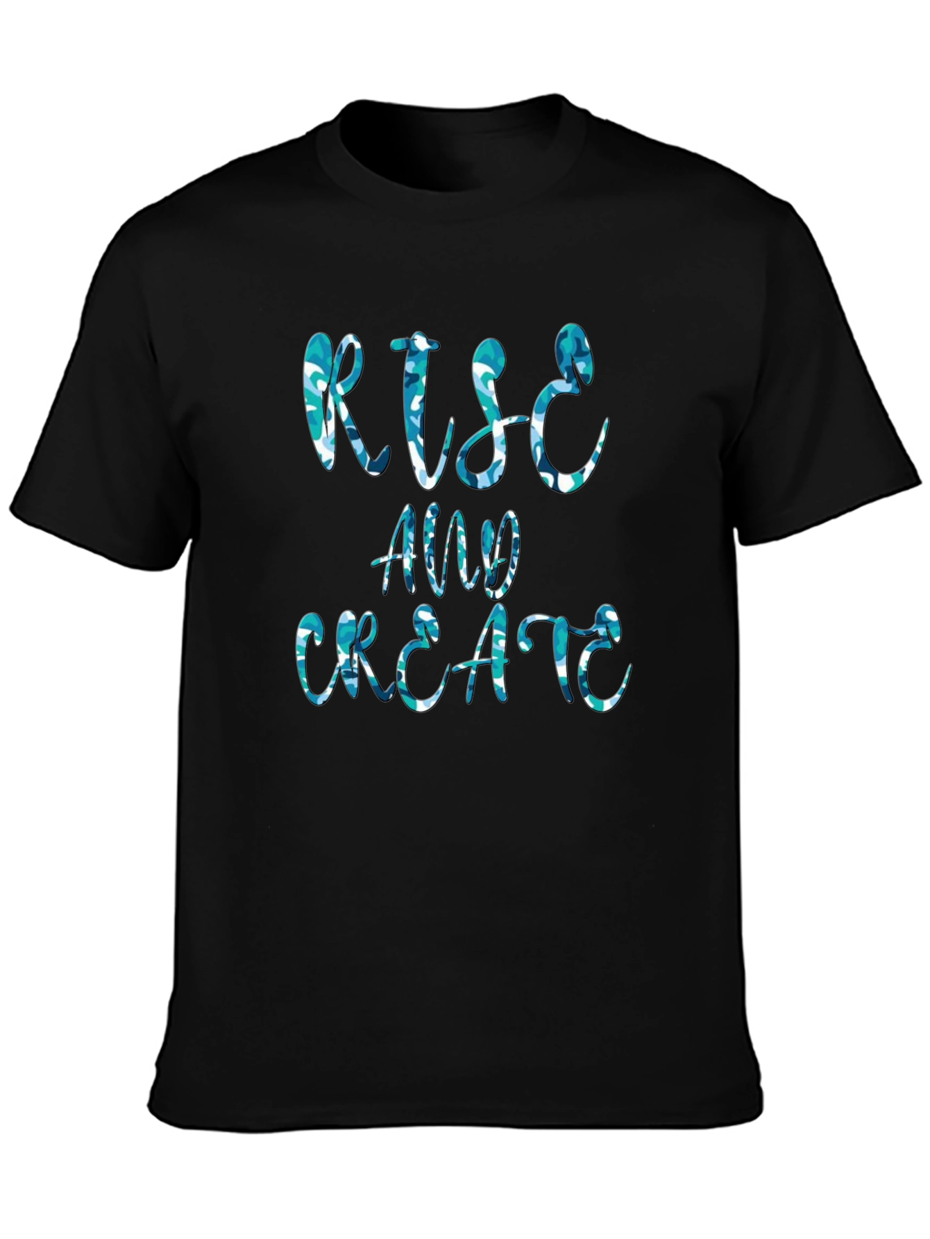 Rise and Create Graphic Tee - Mens Fashion