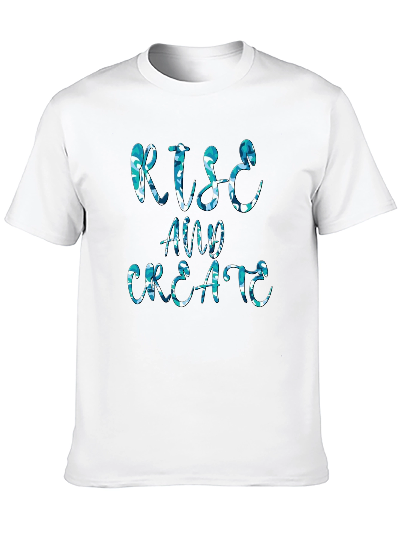 Rise and Create Graphic Tee - Mens Fashion